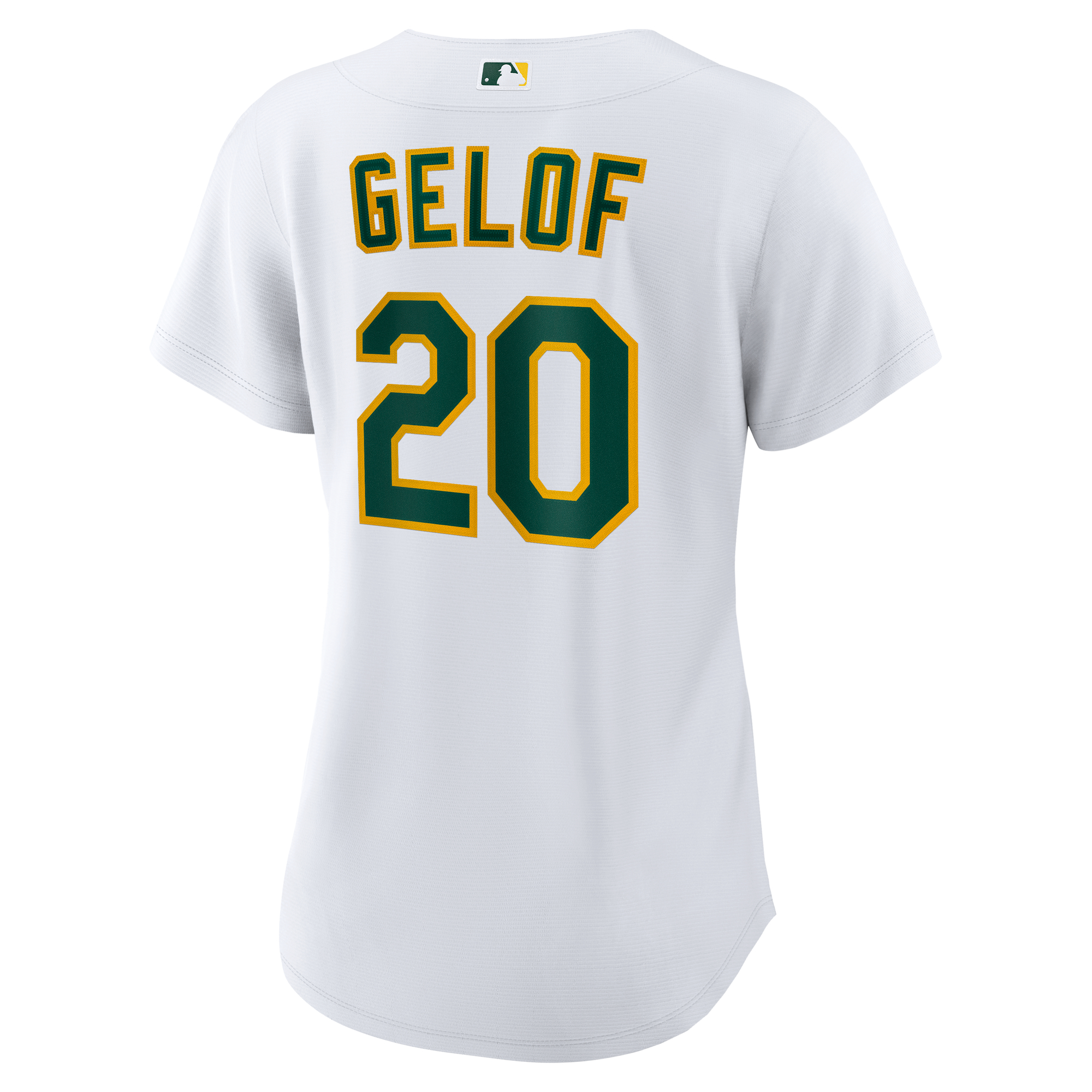 Women's Athletics Zack Gelof White Home Replica Jersey