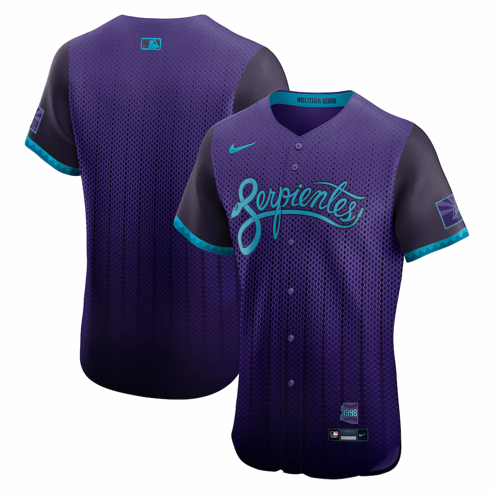 Men's Arizona Diamondbacks Purple 2025 City Connect Elite Jersey