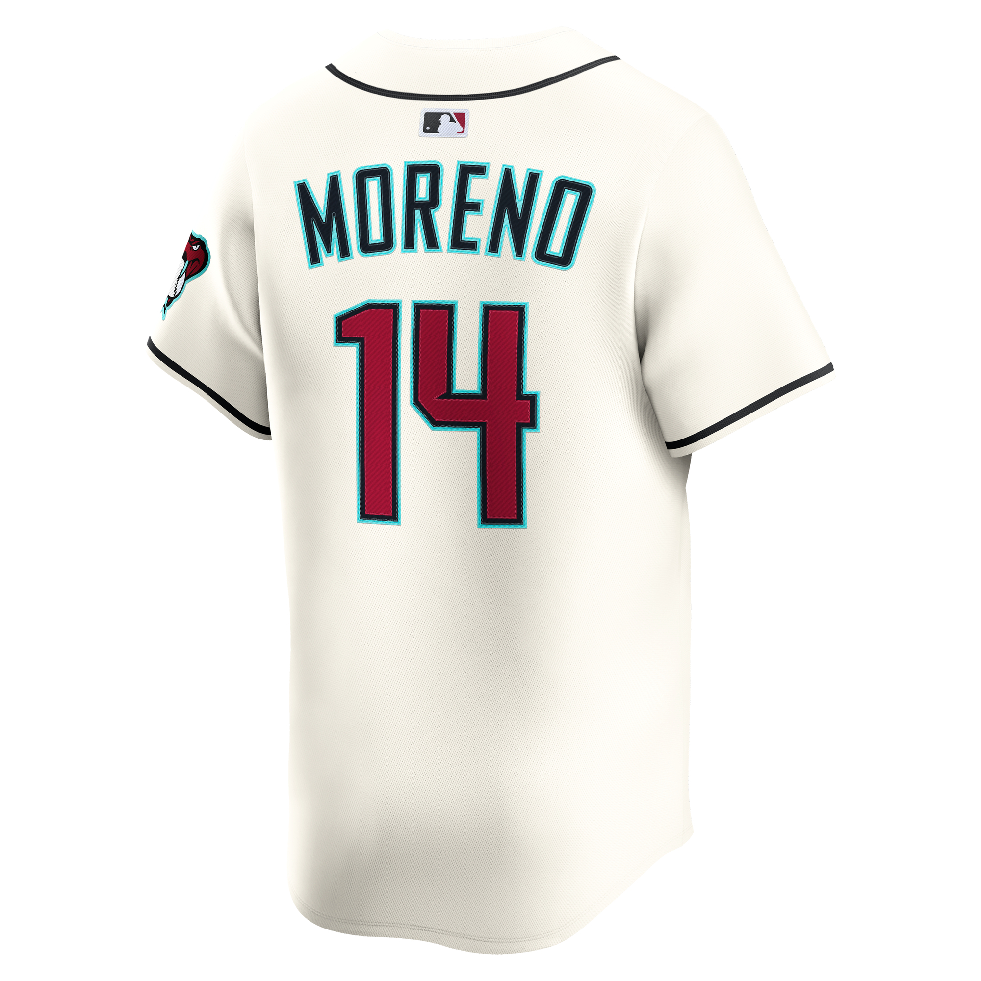 Men's Arizona Diamondbacks Gabriel Moreno Cream Home Limited Player Jersey