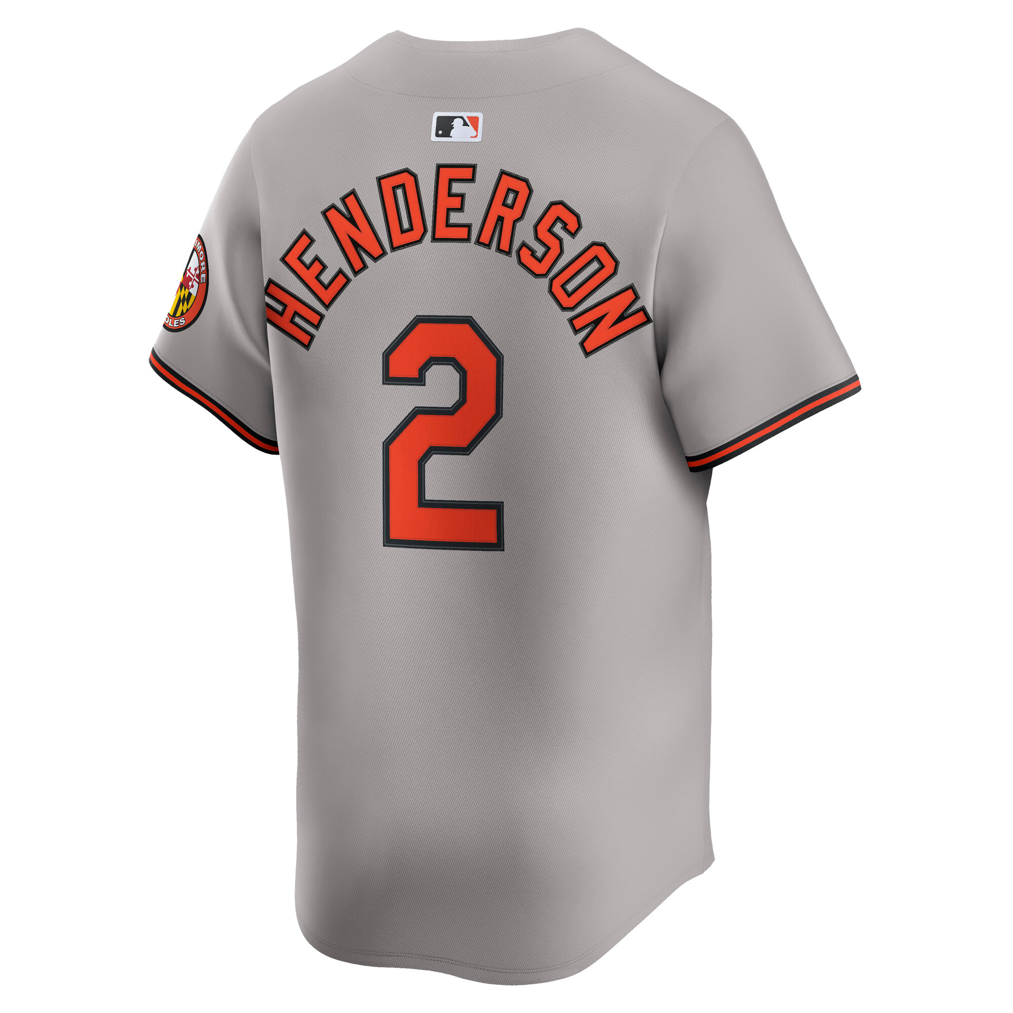 Men's Baltimore Orioles Gunnar Henderson Gray Road Limited Player Jersey