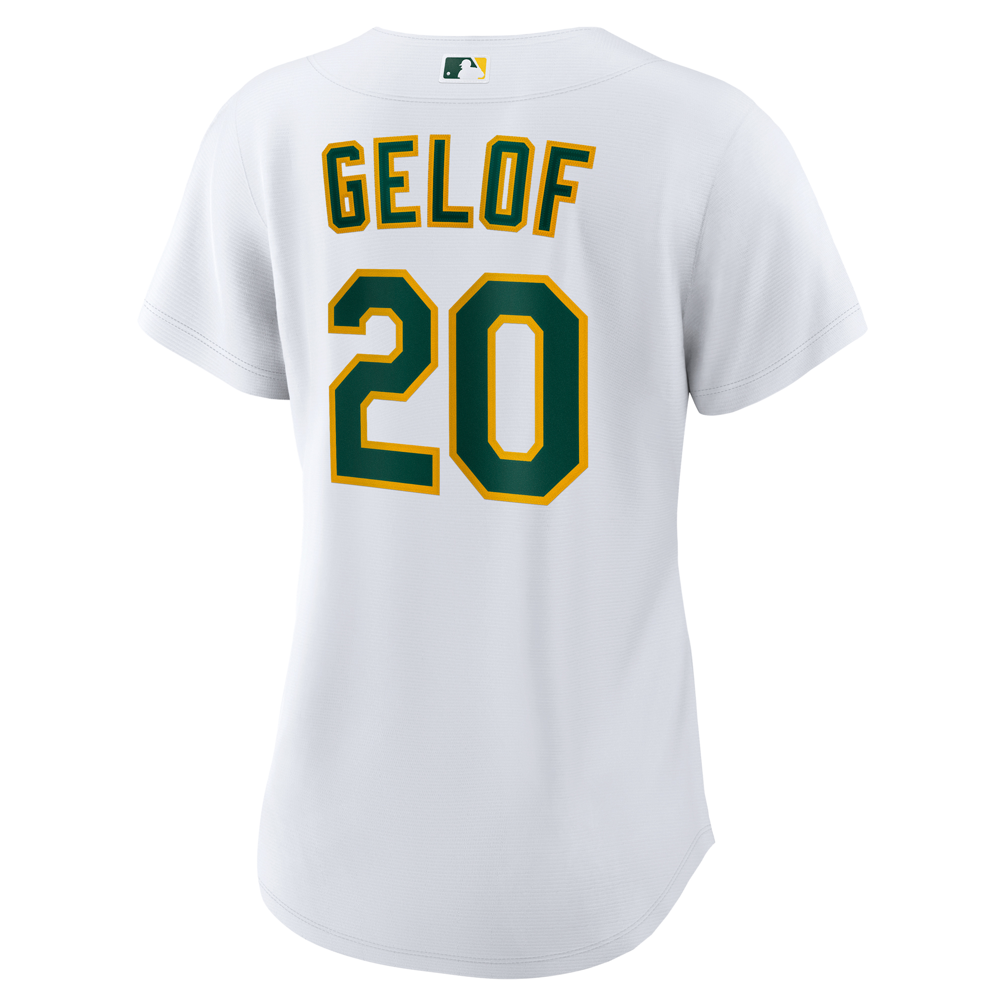 Women's Athletics Zack Gelof White Home Replica Player Jersey
