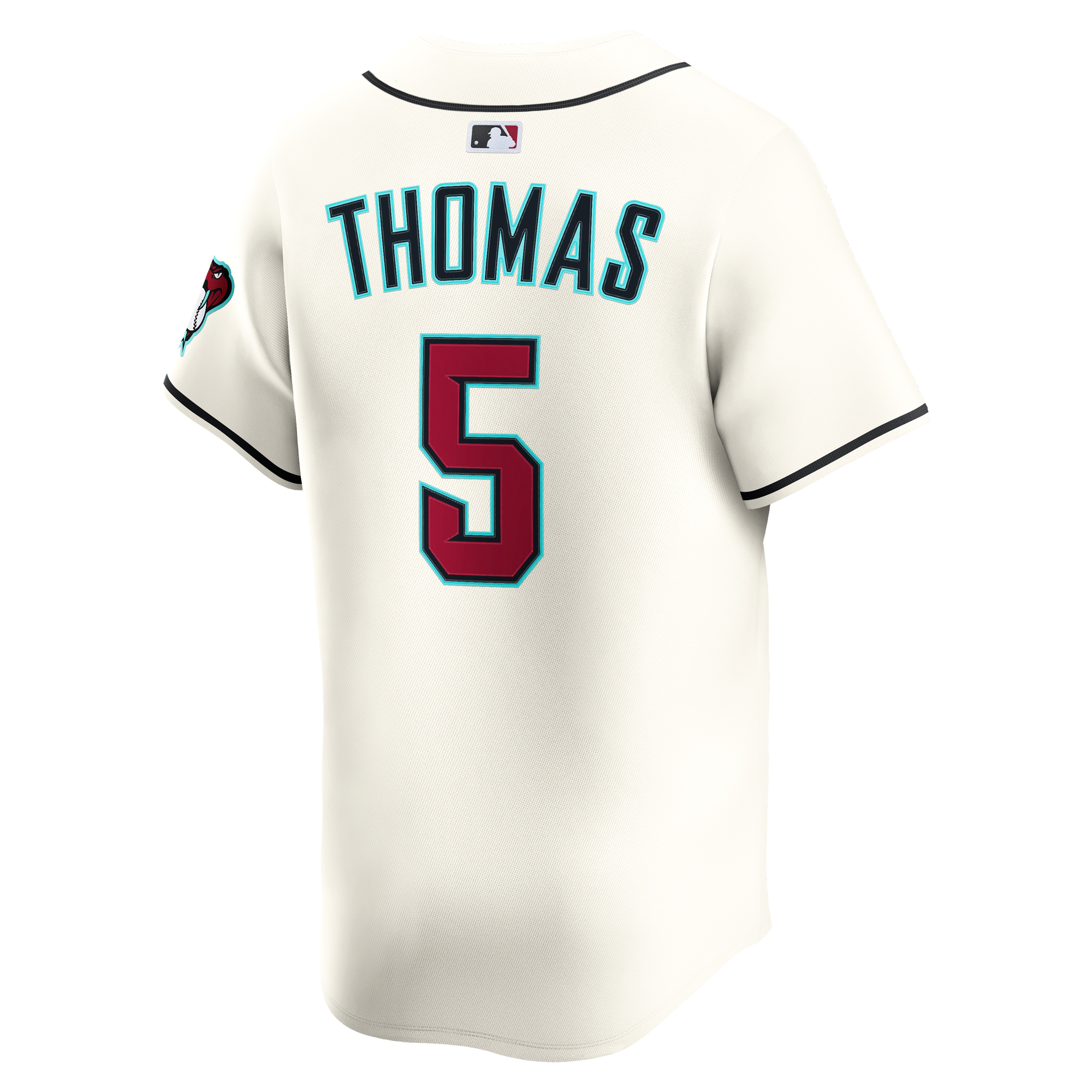 Men's Arizona Diamondbacks Alek Thomas Cream Home Limited Player Jersey