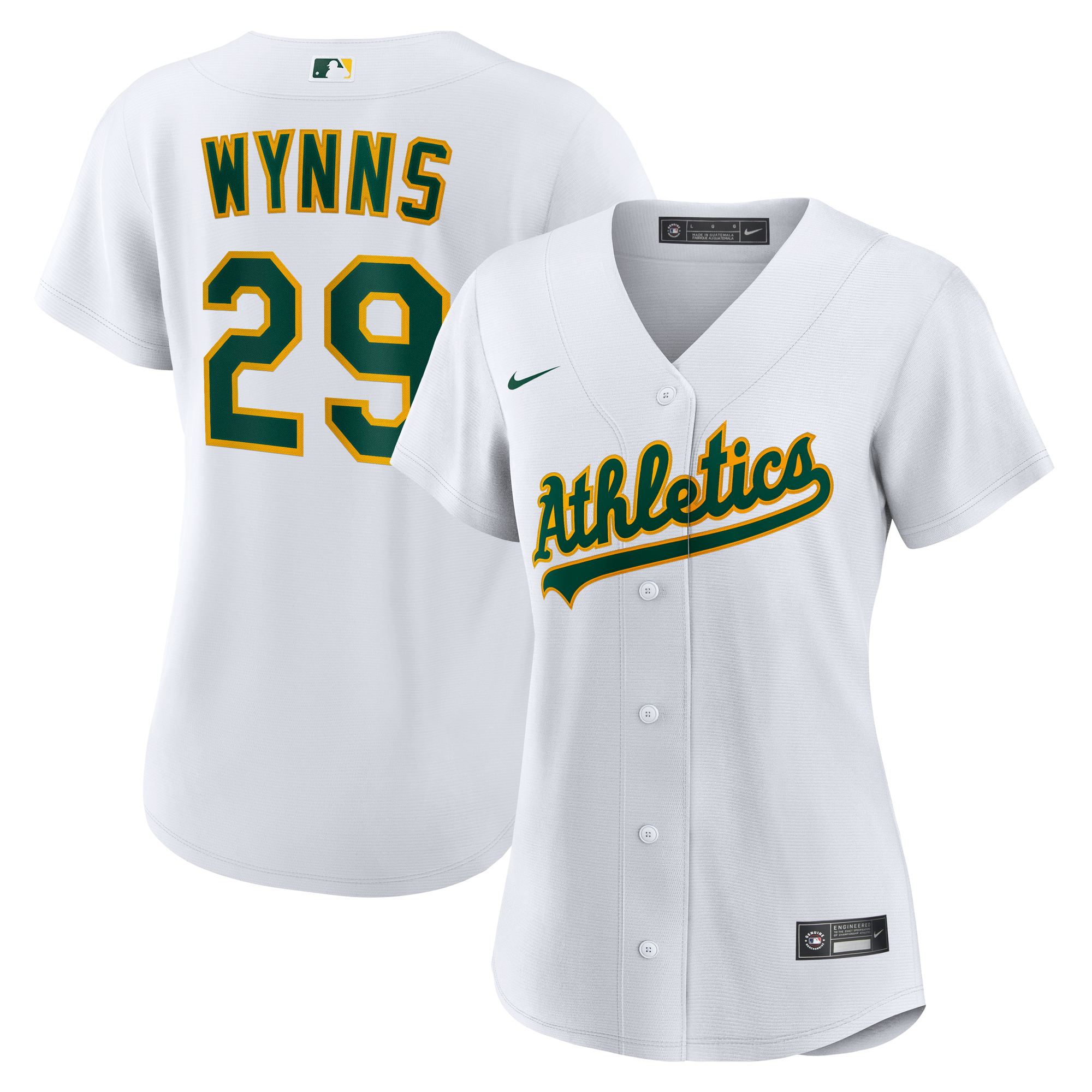 Women's Athletics Austin Wynns White Home Replica Jersey