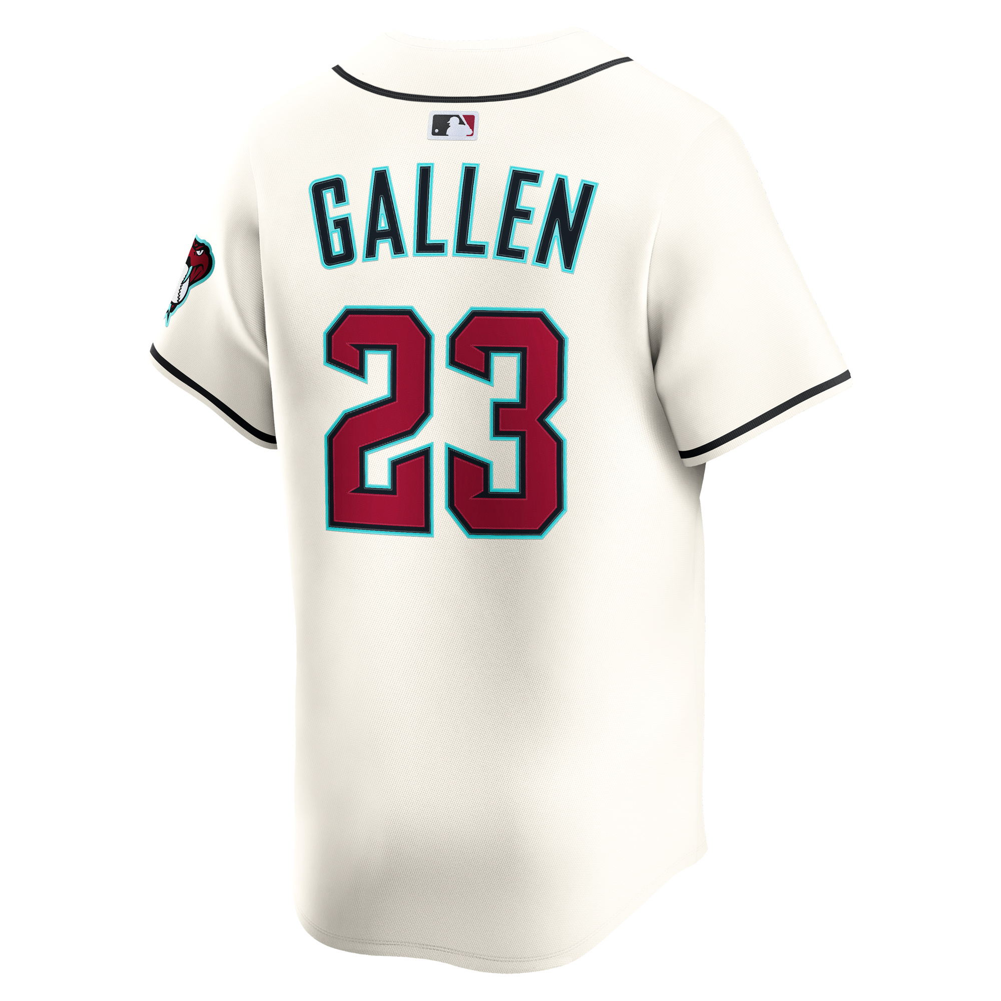 Men's Arizona Diamondbacks Zac Gallen Cream Home Limited Player Jersey