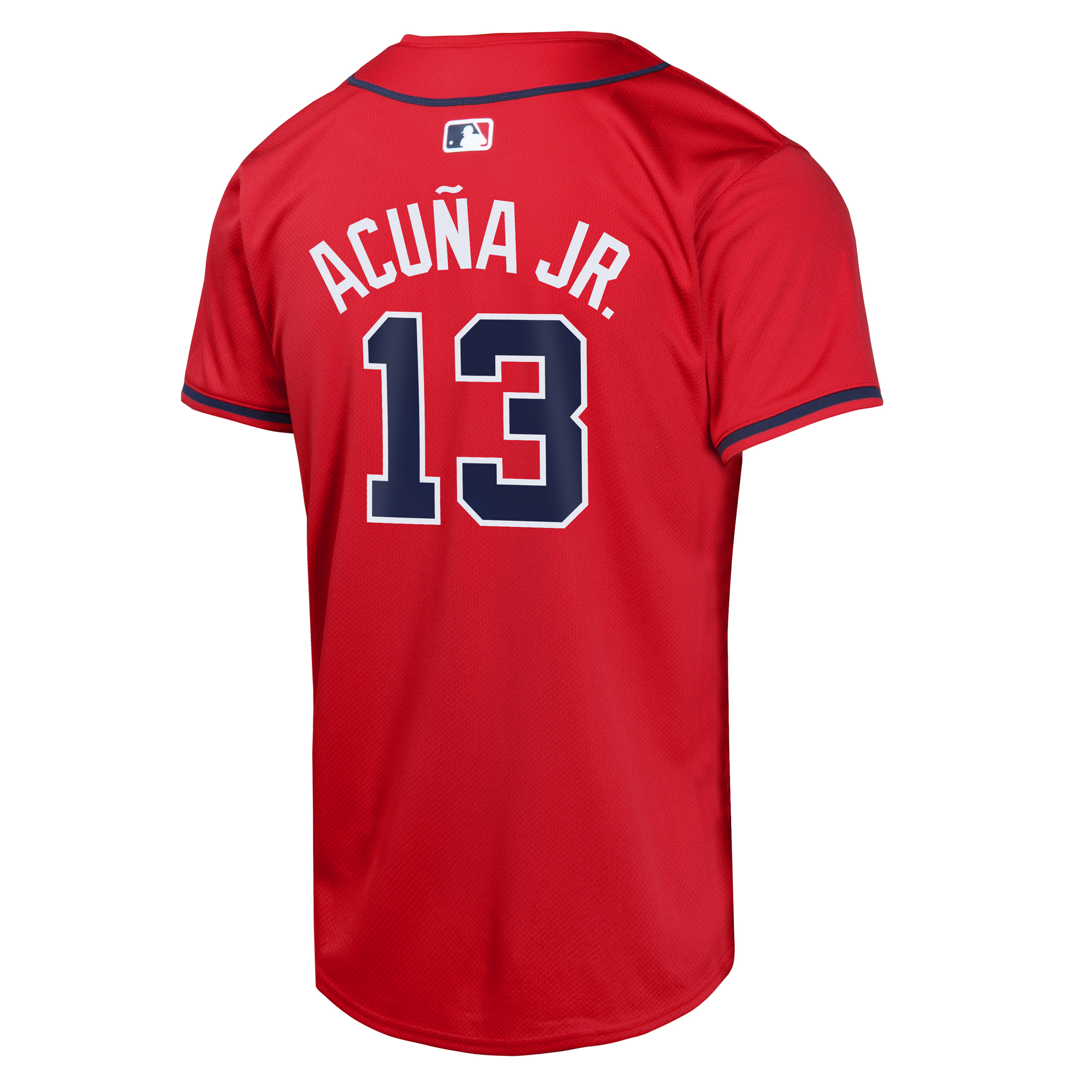 Youth Atlanta Braves Ronald Acuña Jr. Red Alternate Limited Player Jersey