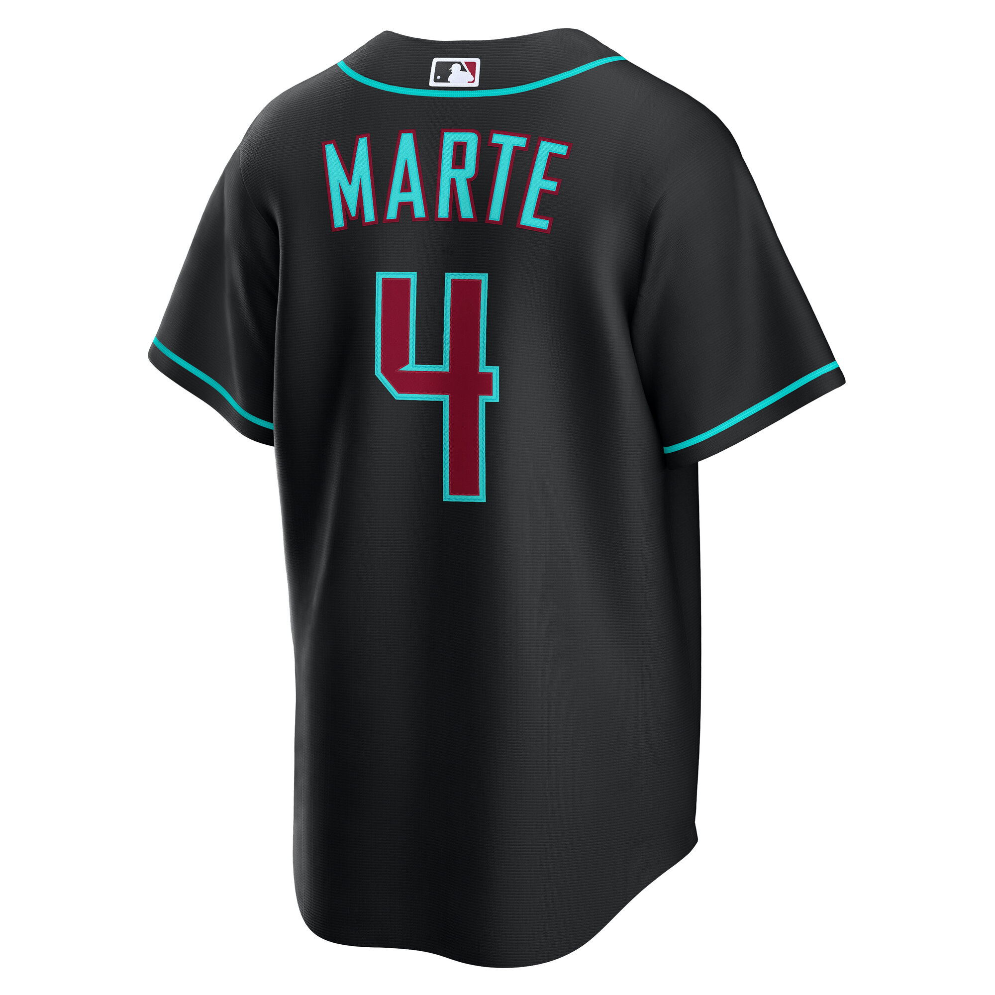 Men's Arizona Diamondbacks Ketel Marte Black Alternate Replica Jersey