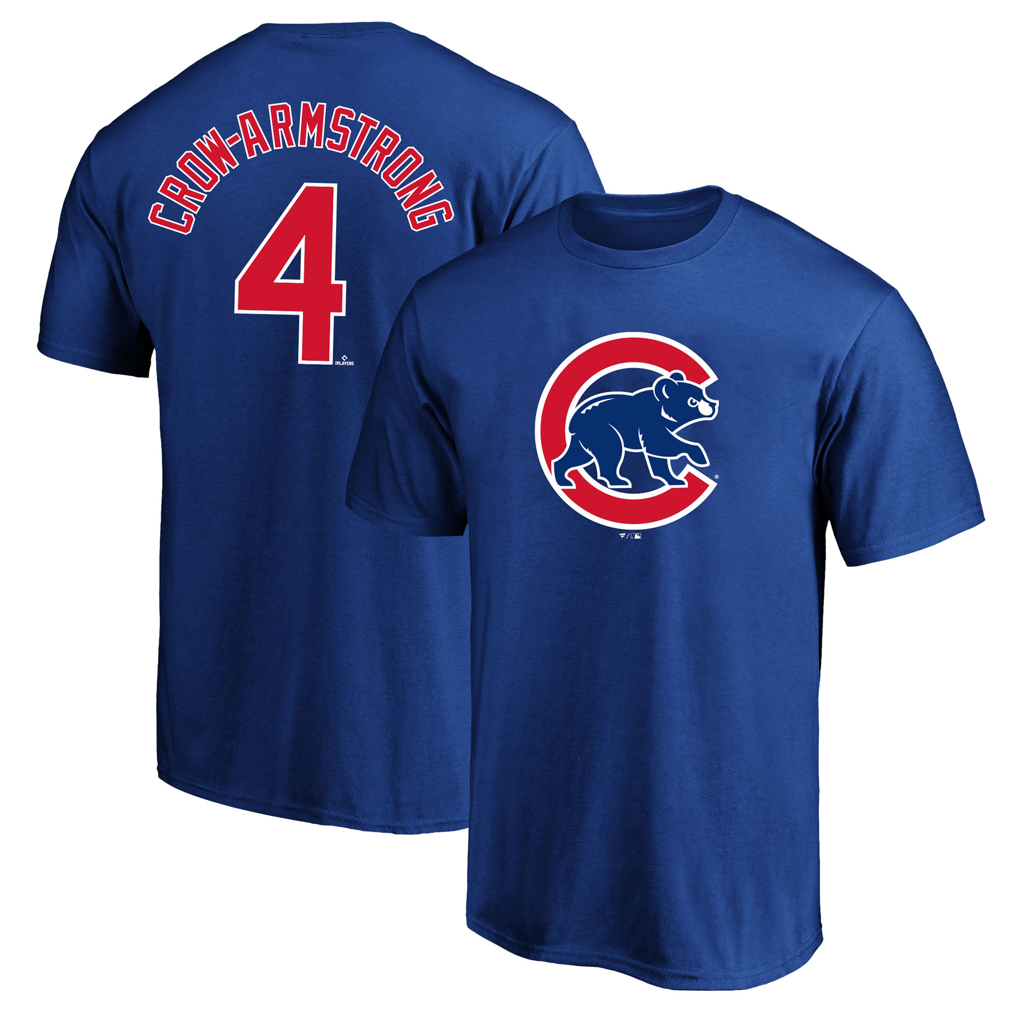 Men's Chicago Cubs Pete Crow-Armstrong Fanatics Royal Big & Tall Name & Number T-Shirt