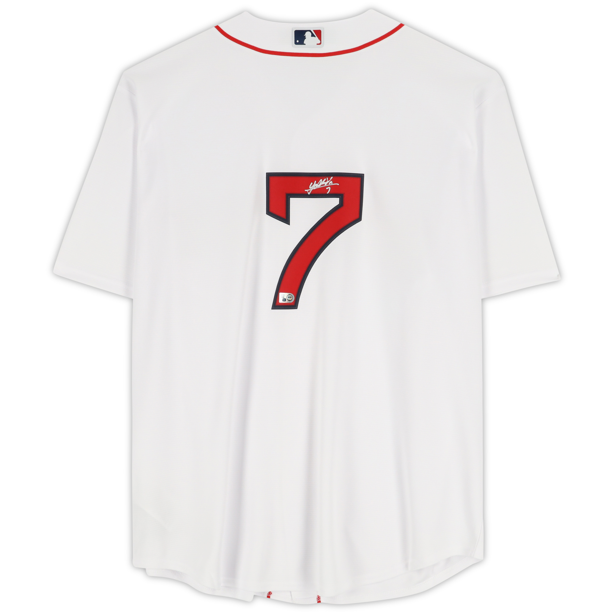 Masataka Yoshida Boston Red Sox Autographed Fanatics Authentic White Replica Jersey