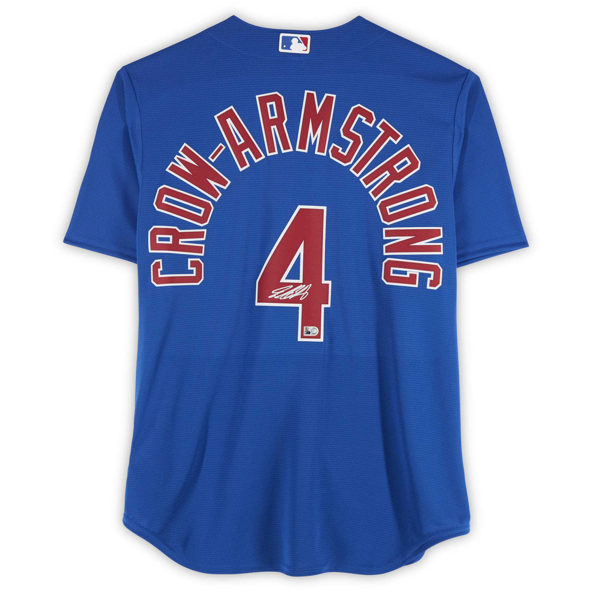Pete Crow-Armstrong Chicago Cubs Autographed Fanatics Authentic Royal Replica Jersey