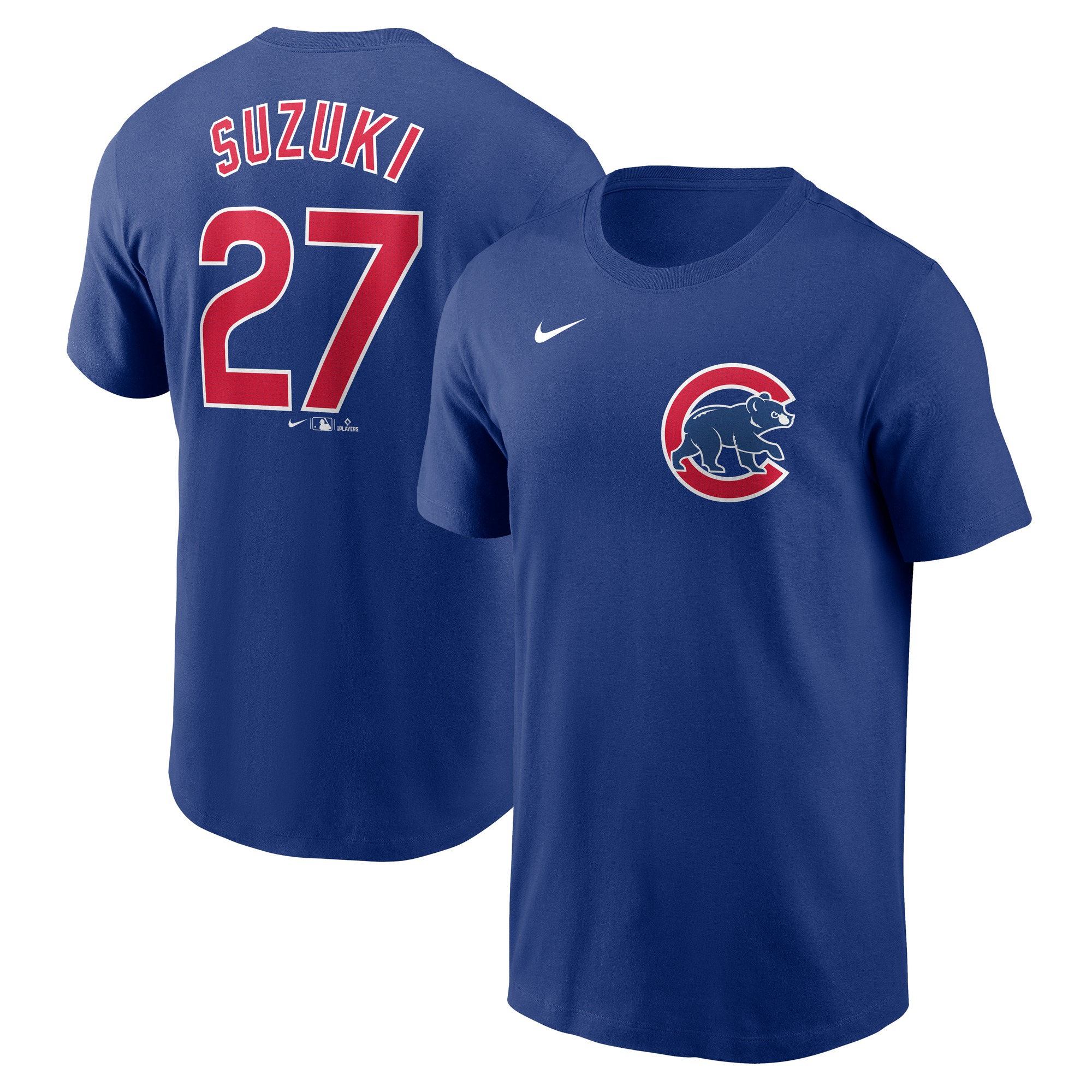Men's Chicago Cubs Seiya Suzuki Royal Fuse Name & Number T-Shirt