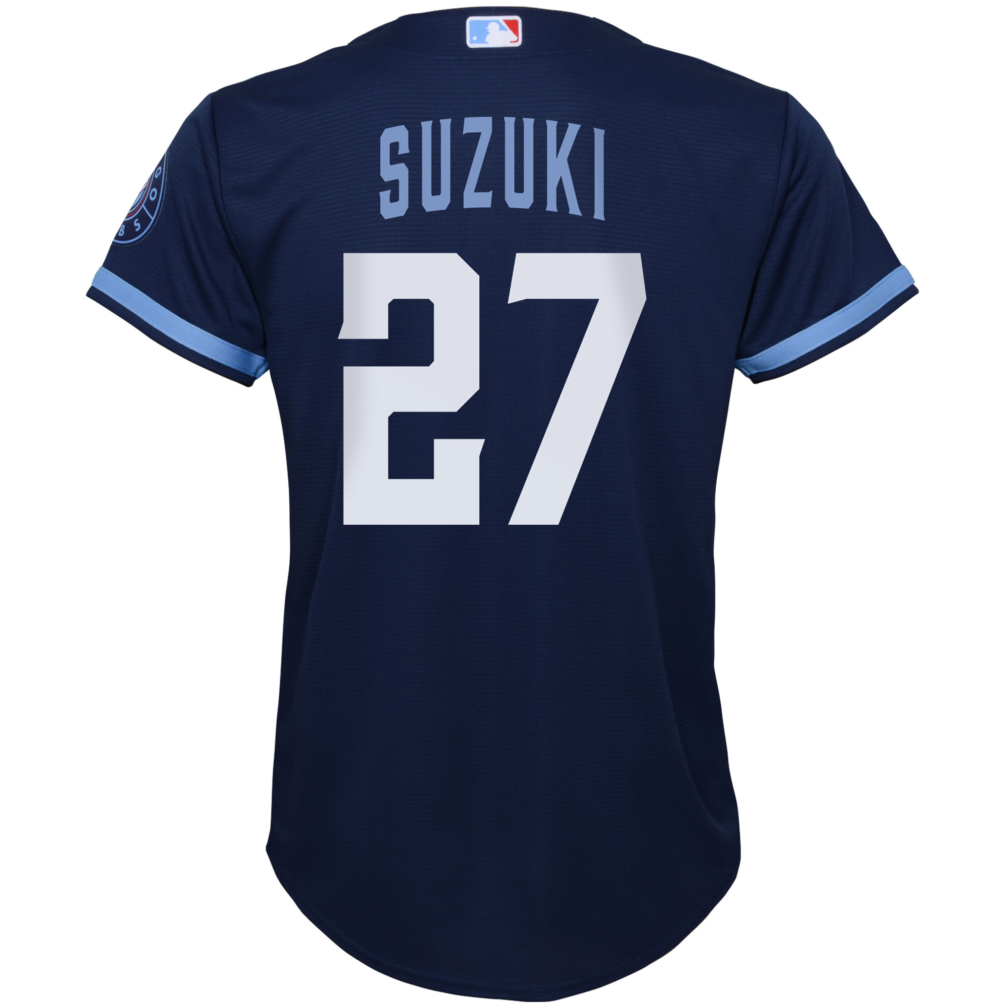 Preschool Chicago Cubs Seiya Suzuki Navy City Connect Script Replica Player Jersey