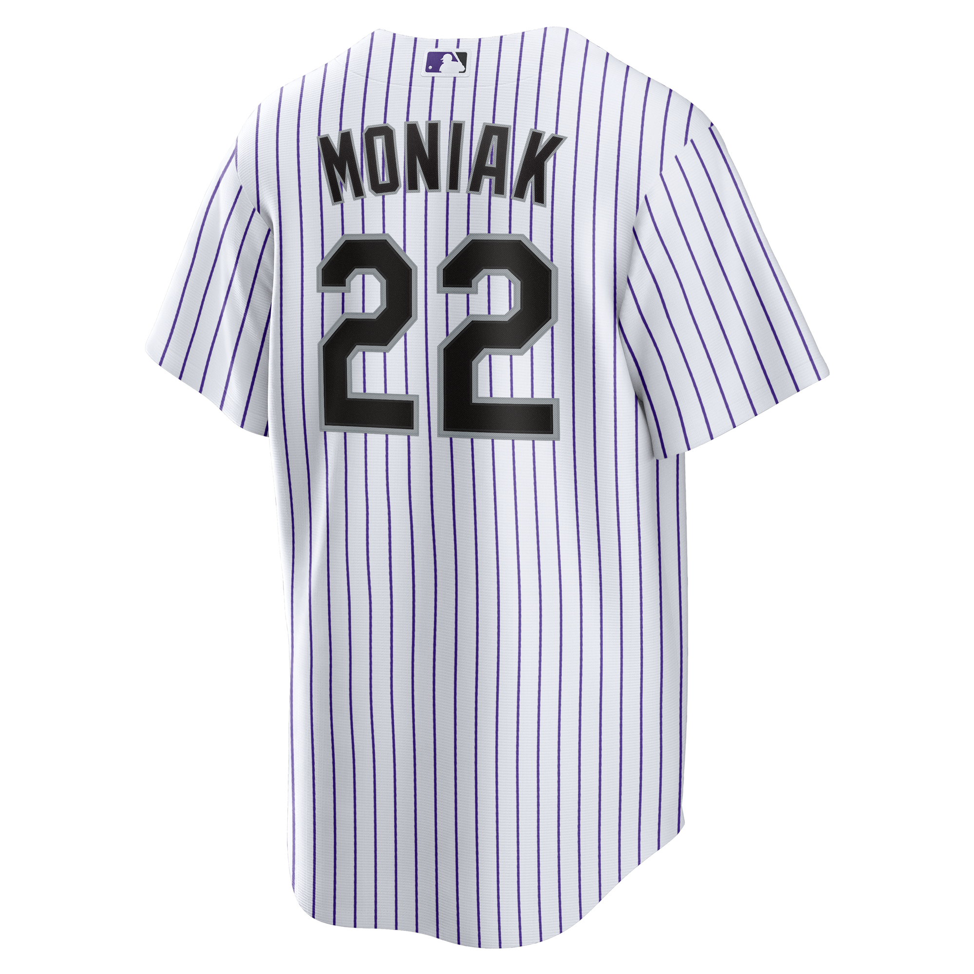 Men's Colorado Rockies Mickey Moniak White Home Replica Jersey
