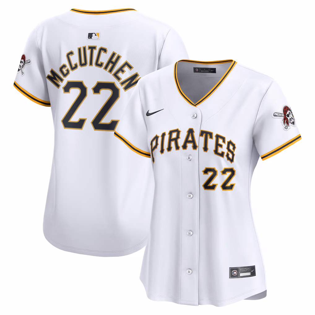 Women's Pittsburgh Pirates Andrew McCutchen White Home Limited Player Jersey
