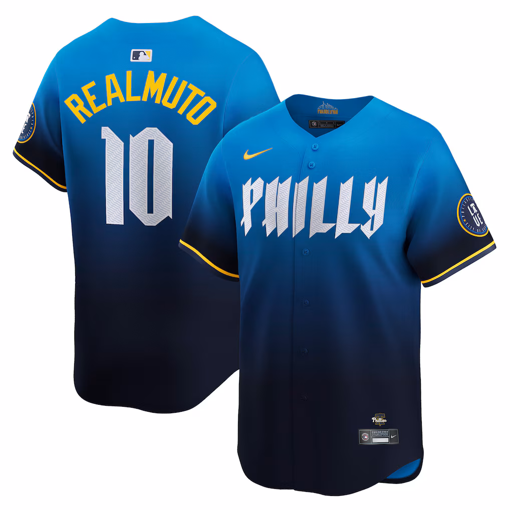 Men's Philadelphia Phillies J.T. Realmuto Navy City Connect Limited Jersey