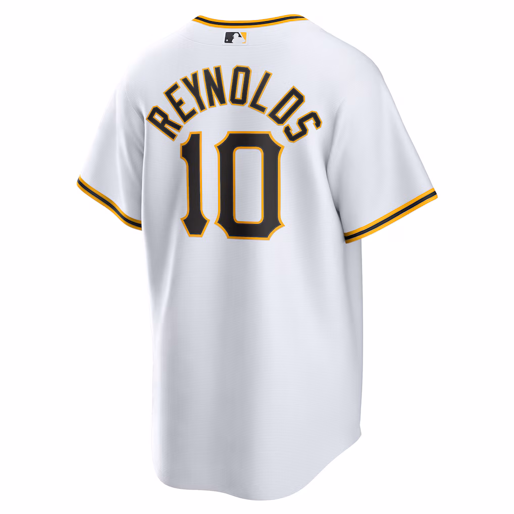 Men's Pittsburgh Pirates Bryan Reynolds White Replica Player Jersey