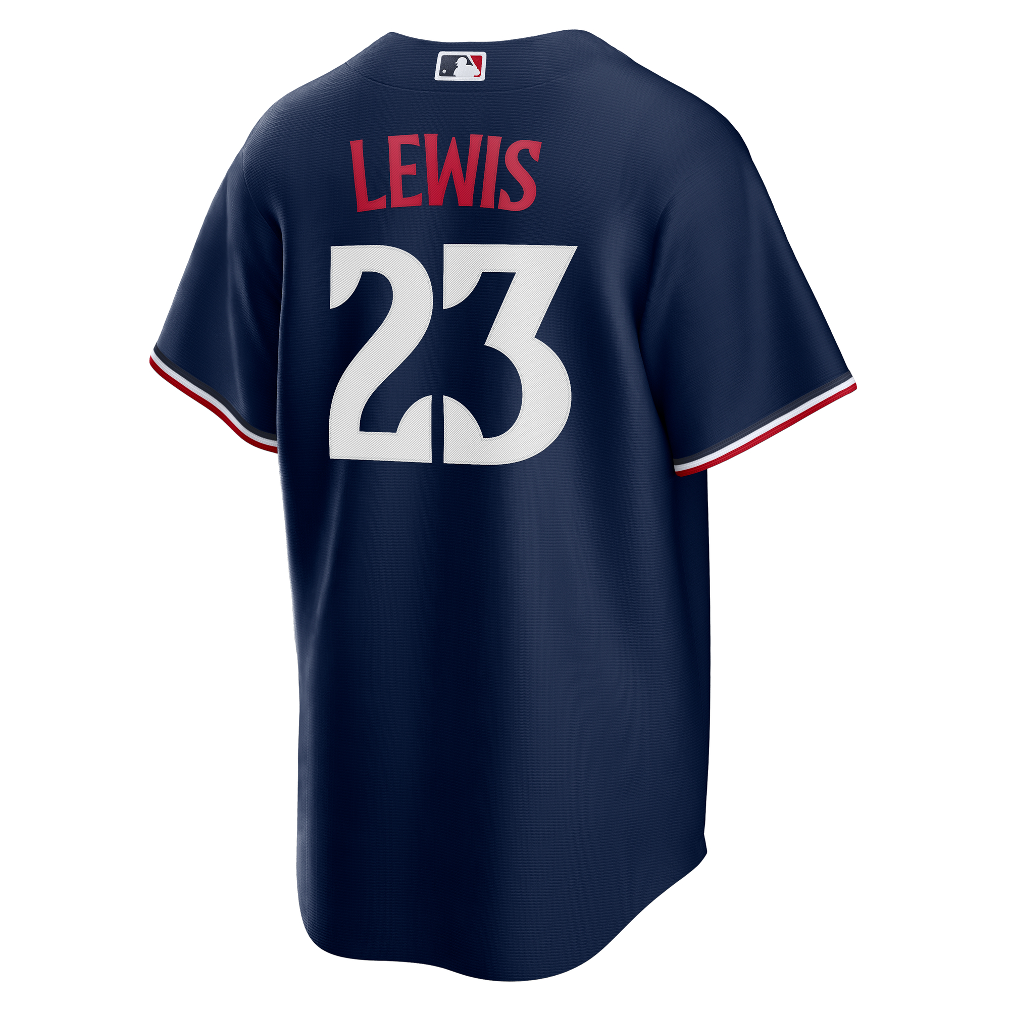Men's Minnesota Twins Royce Lewis Navy Alternate 2 Replica Jersey