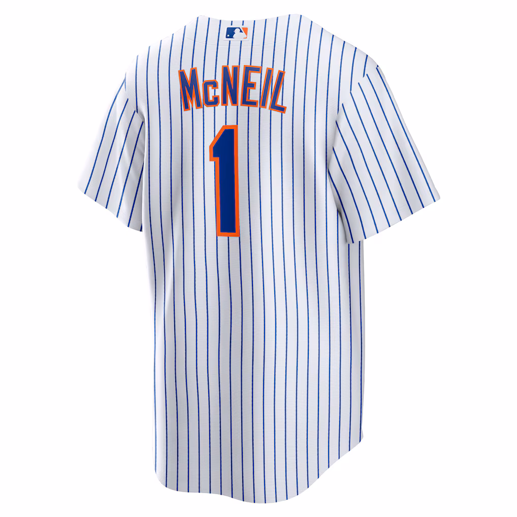 Men's New York Mets Jeff McNeil White Home Replica Player Jersey
