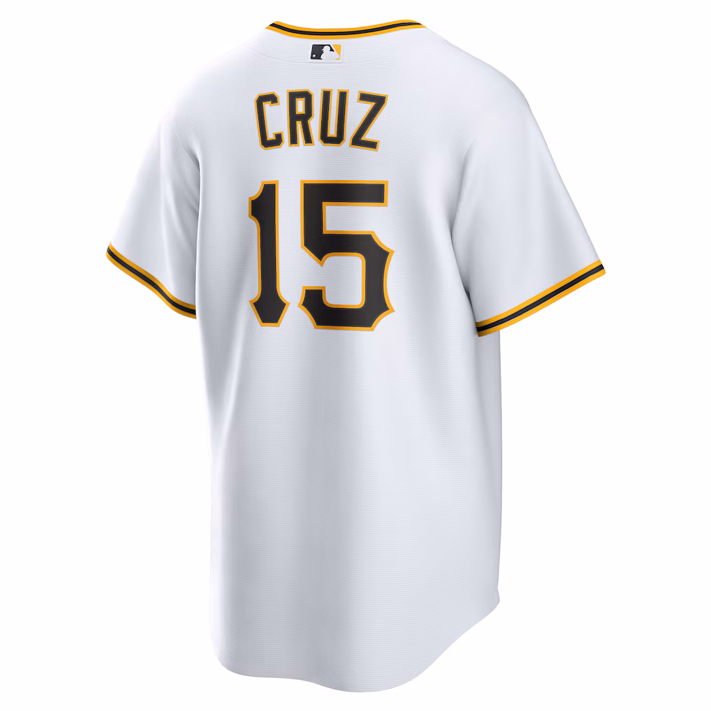 Men's Pittsburgh Pirates Oneil Cruz White Home Replica Jersey