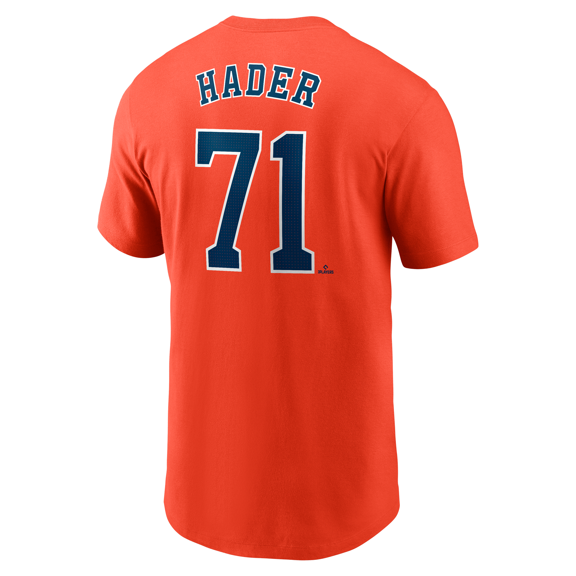 Men's Houston Astros Josh Hader Orange Fuse Name & Number T-Shirt
