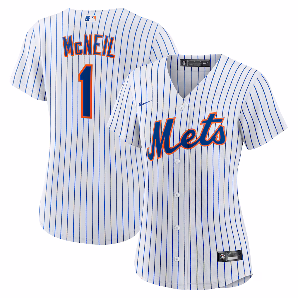 Women's New York Mets Jeff McNeil White Home Replica Jersey