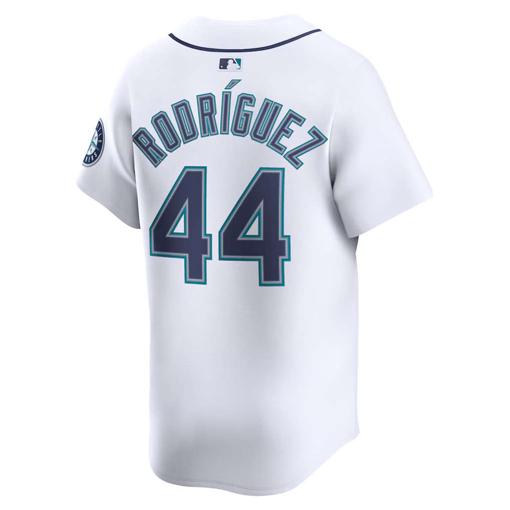 Men's Seattle Mariners Julio Rodríguez White Home Limited Player Jersey