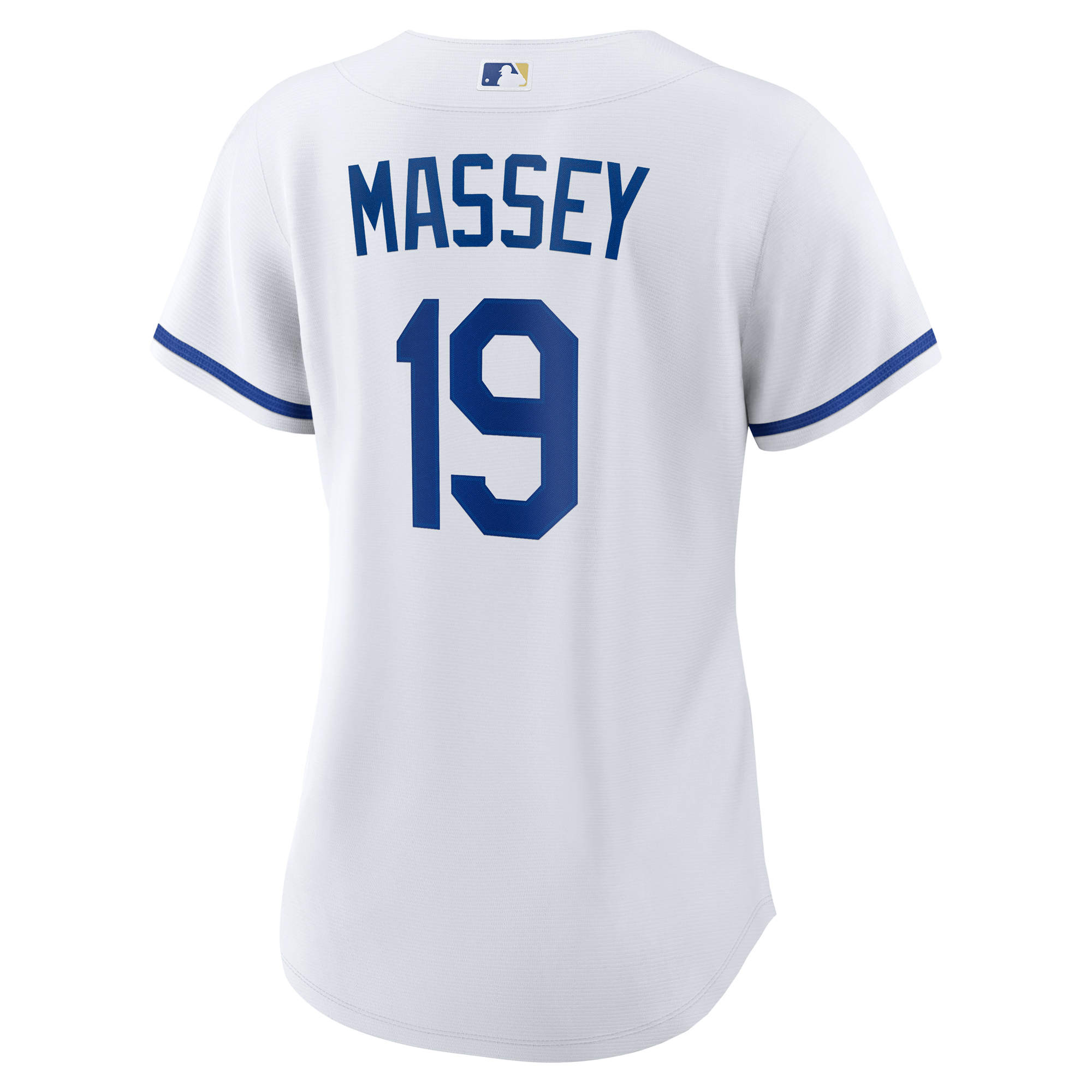 Women's Kansas City Royals Michael Massey White Home Replica Jersey