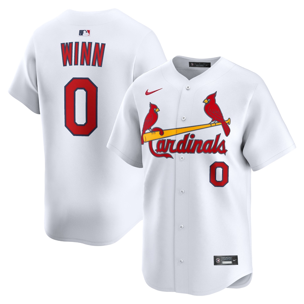 Men's St. Louis Cardinals Masyn Winn White Home Limited Jersey
