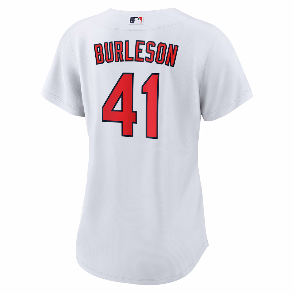 Women's St. Louis Cardinals Alec Burleson White Home Replica Jersey