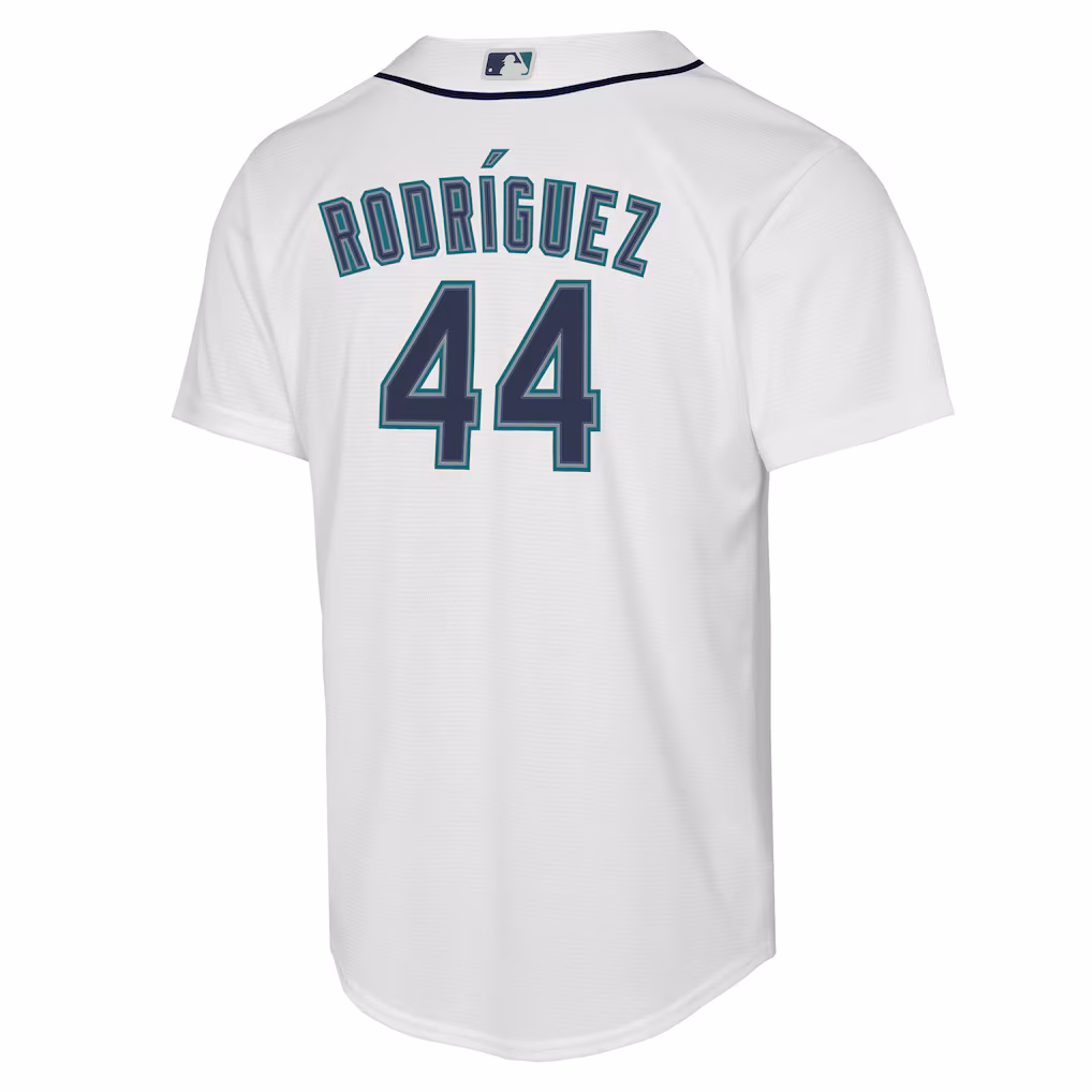 Youth Seattle Mariners Julio Rodriguez White Home Replica Player Jersey