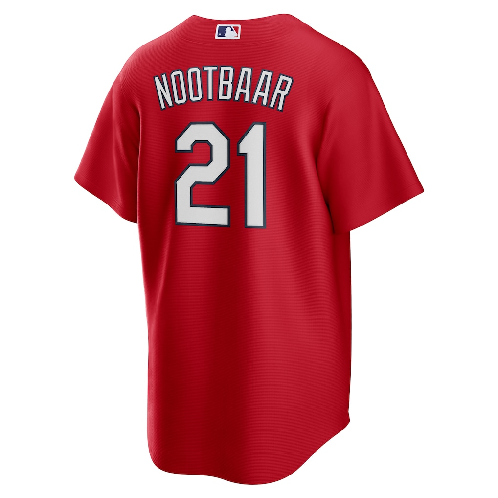 Men's St. Louis Cardinals Lars Nootbaar Red Big & Tall Alternate Replica Player Jersey