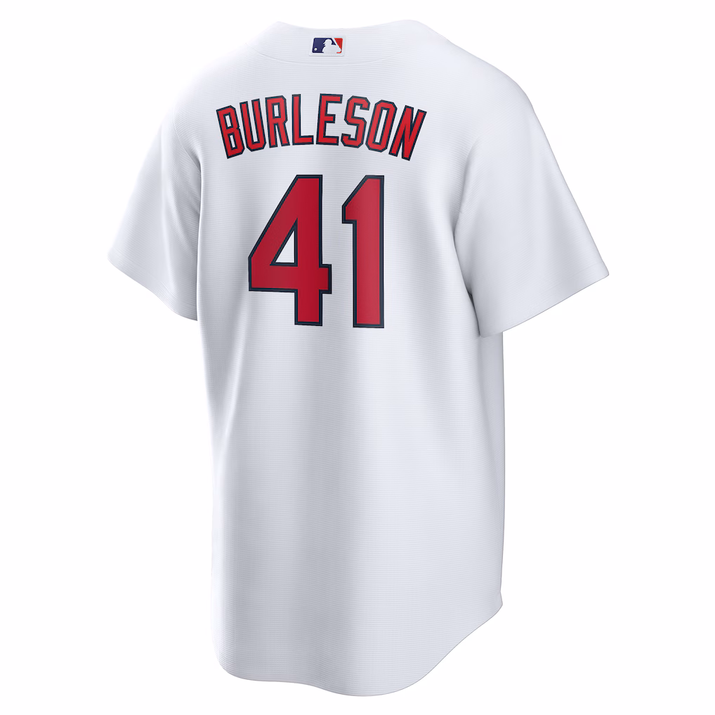 Men's St. Louis Cardinals Alec Burleson White Home Replica Jersey