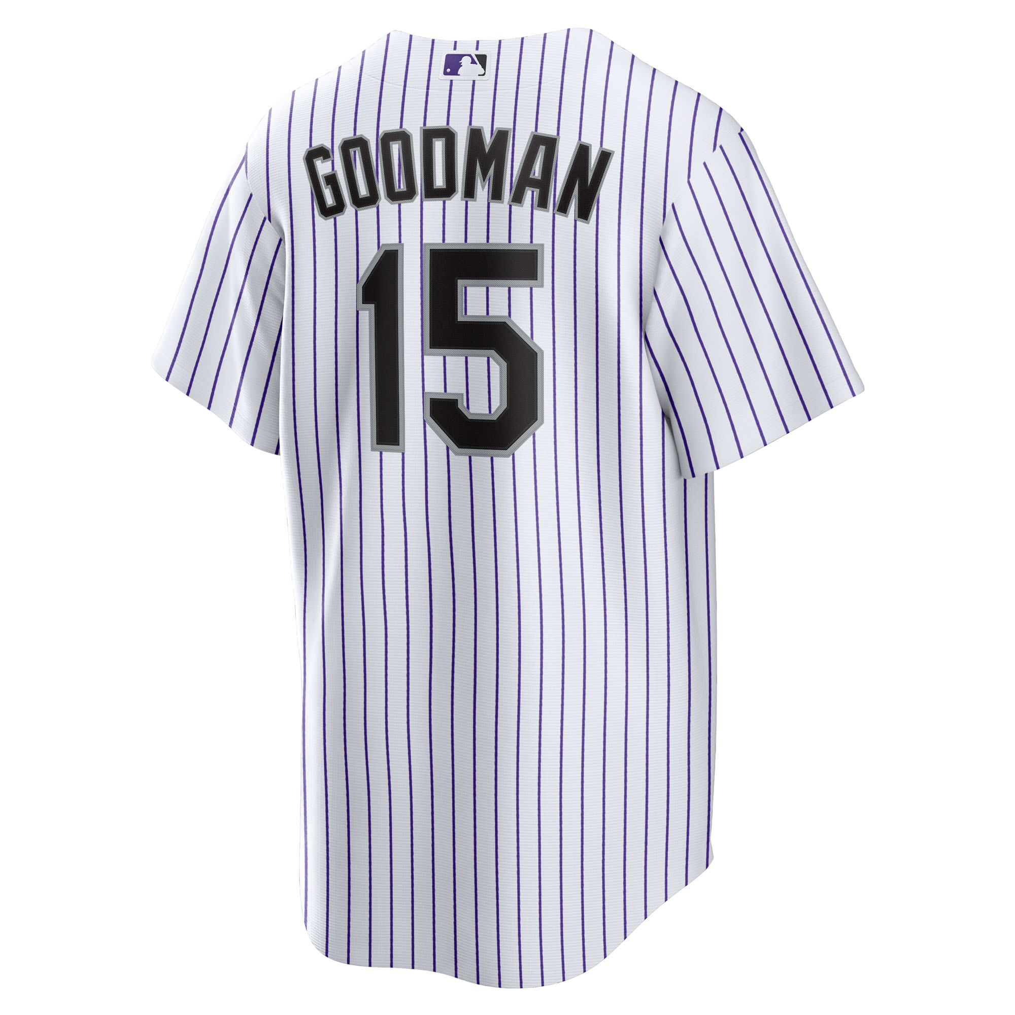 Youth Colorado Rockies Hunter Goodman White Home Replica Jersey