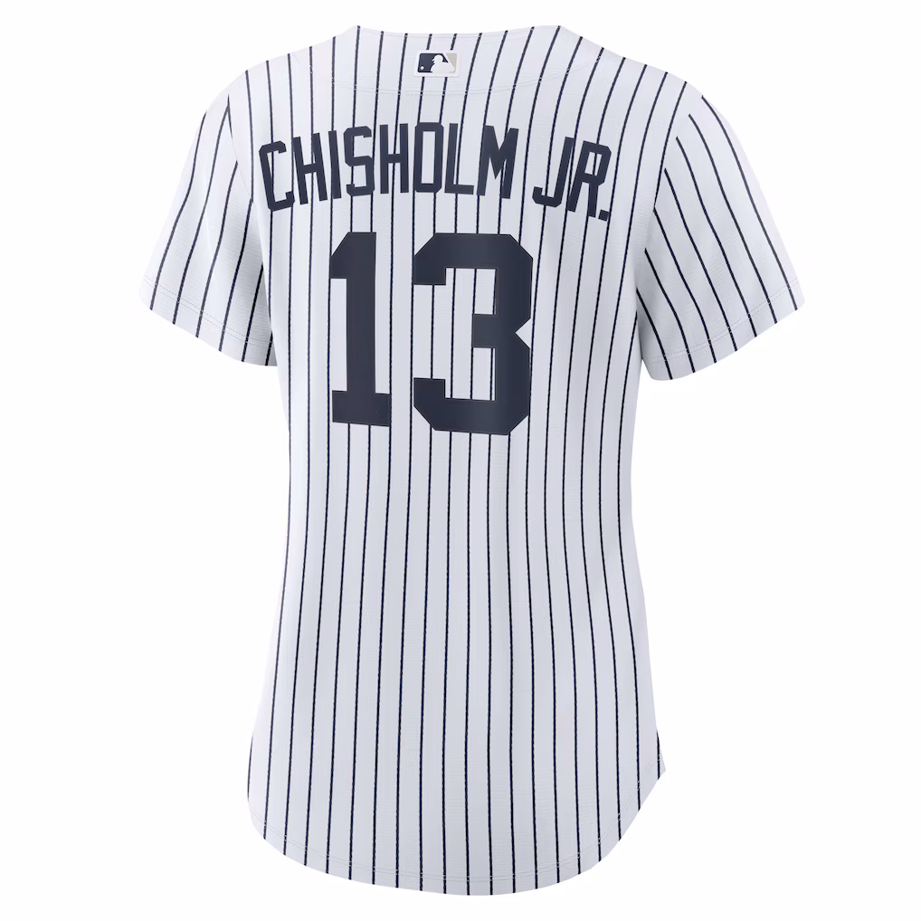 Women's New York Yankees Jazz Chisholm Jr. White Home Replica Jersey