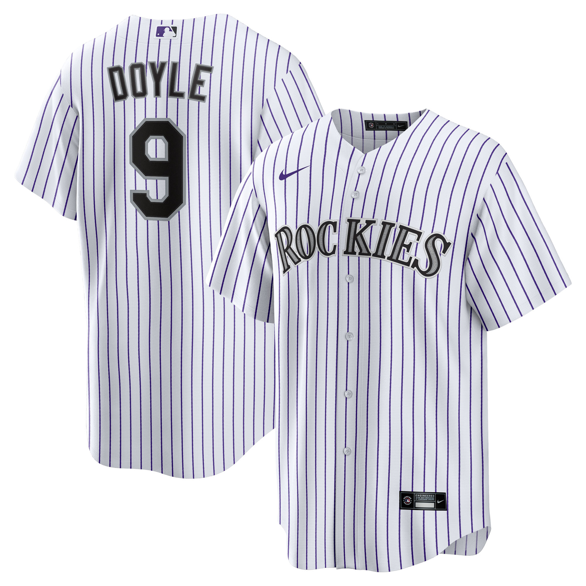 Youth Colorado Rockies Brenton Doyle White Home Replica Jersey