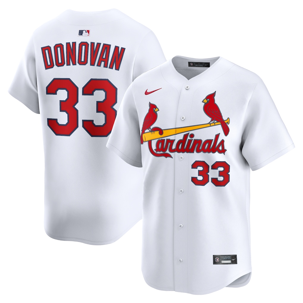 Men's St. Louis Cardinals Brendan Donovan White Home Limited Player Jersey