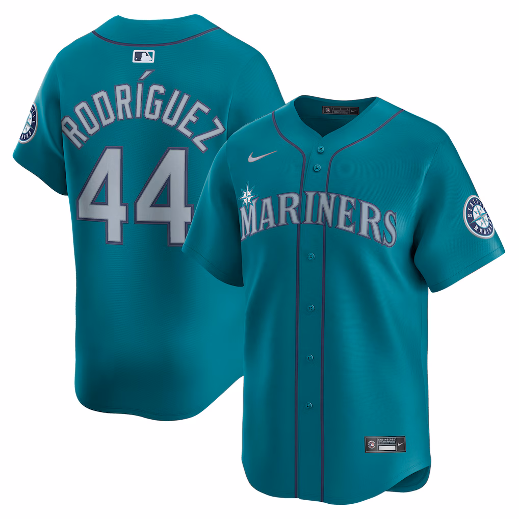 Men's Seattle Mariners Julio Rodríguez Teal Alternate Limited Player Jersey
