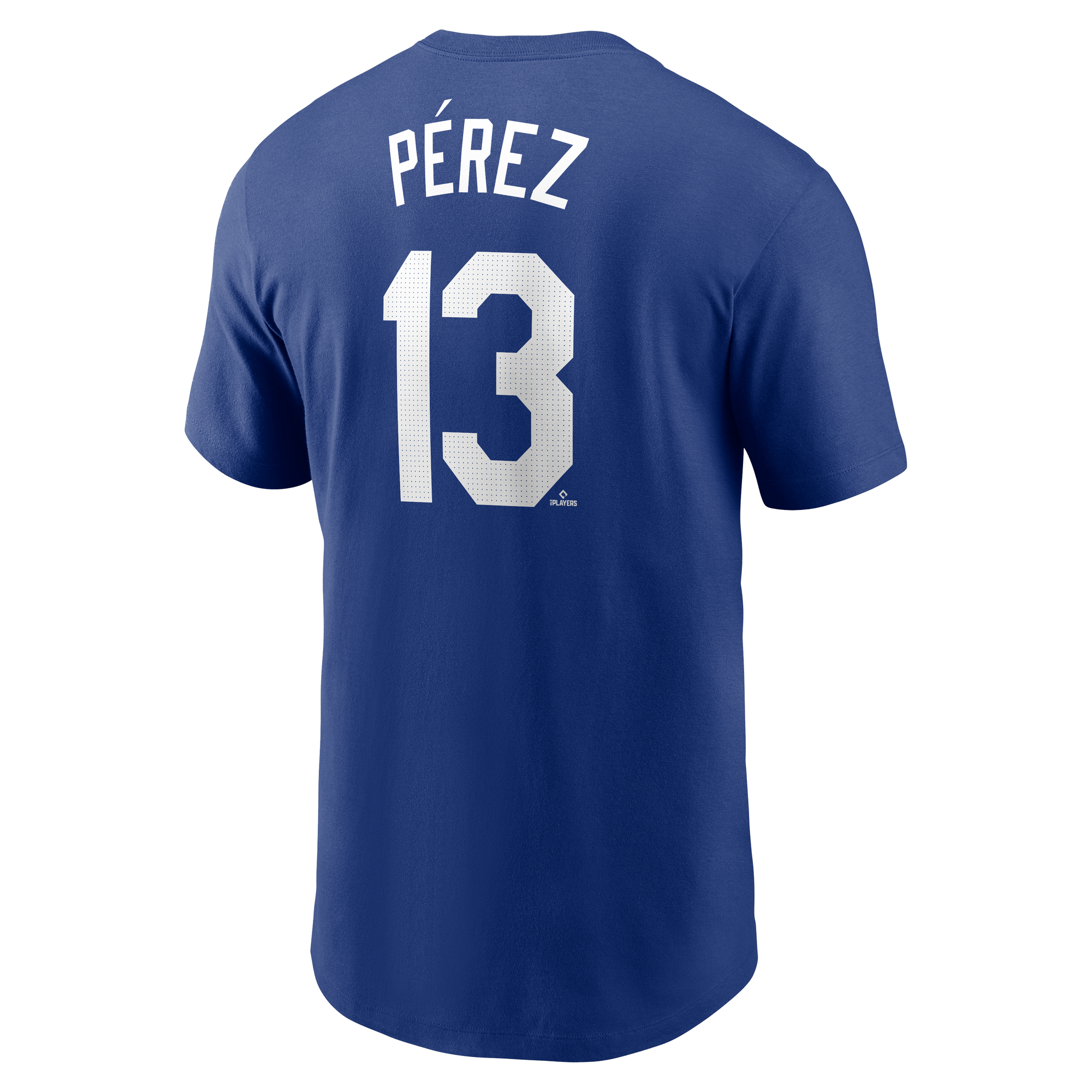 Men's Kansas City Royals Salvador Perez Royal Fuse Name & Number T-Shirt