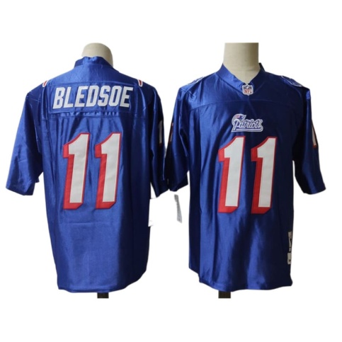 Men's Mitchell & Ness Drew Bledsoe Royal New England Patriots