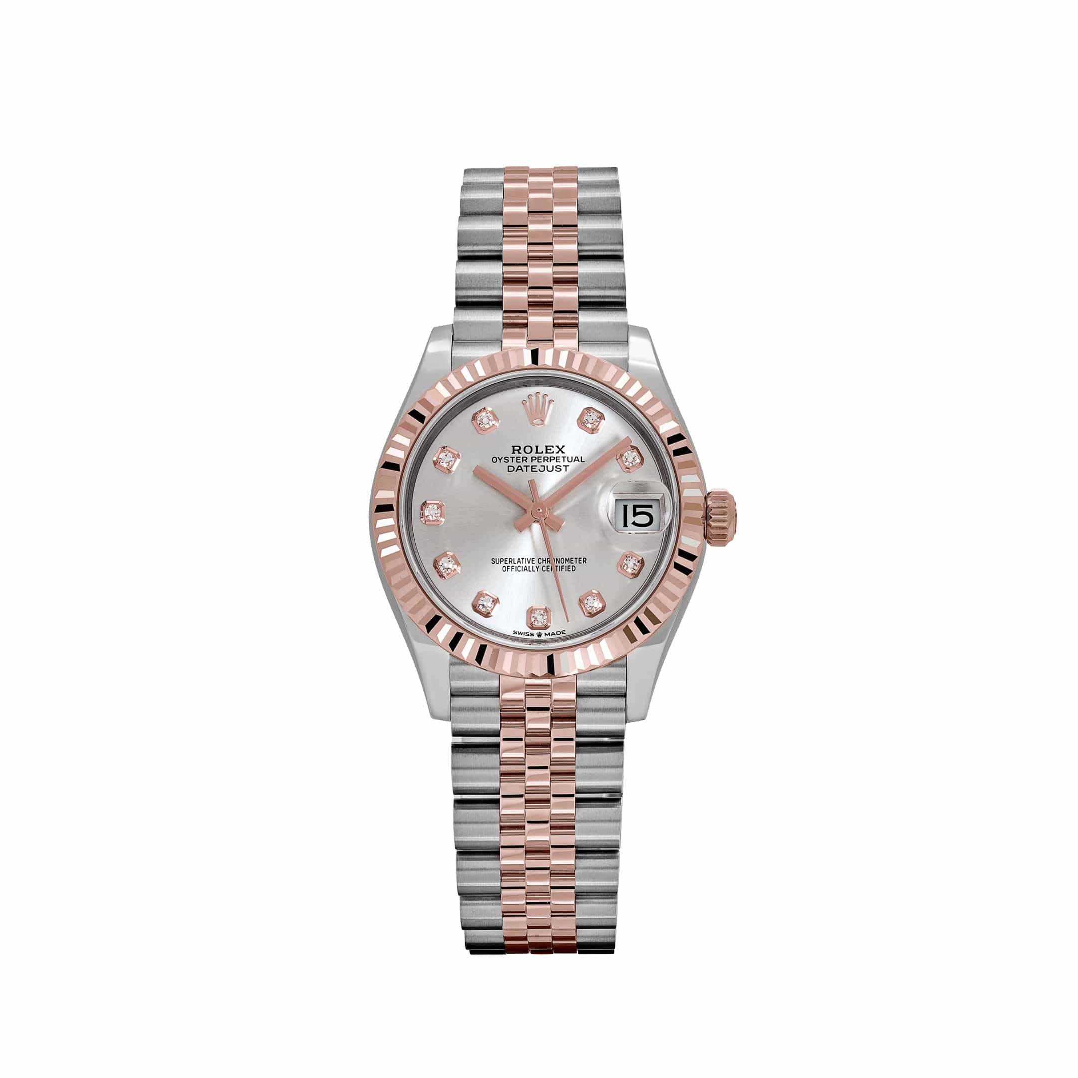 Rolex Datejust 31 278271 ‘Ladies’ Stainless Steel Rose Gold Silver Diamond Dial (2025)