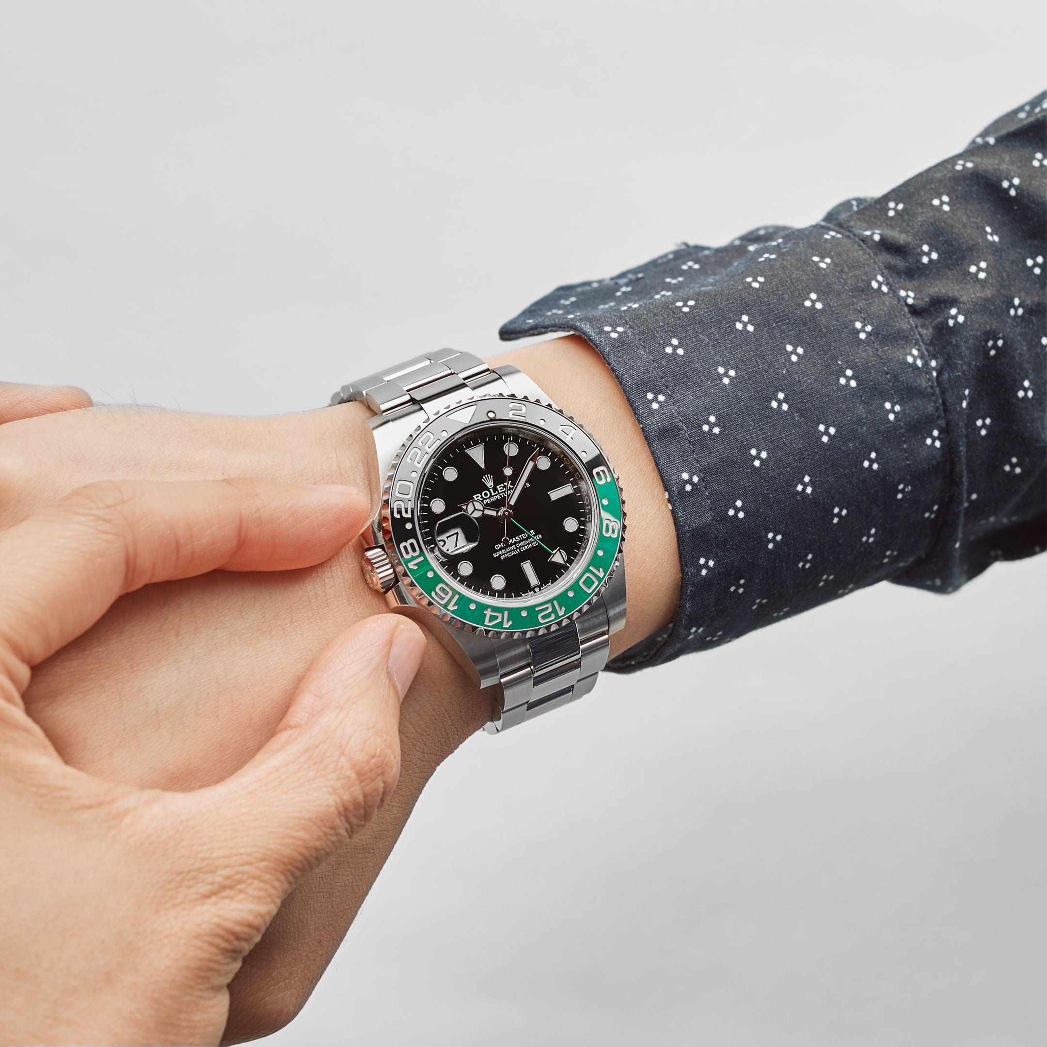 Rolex GMT-Master II 126720VTNR ‘Sprite’ Lefty Stainless Steel Oyster (2023)