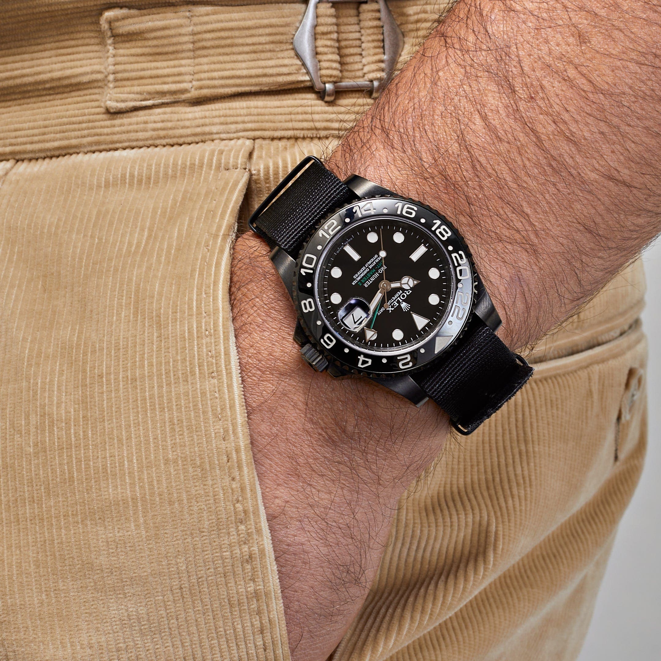 Rolex GMT-Master II 116710LN Pro Hunter “Stealth” Black-PVD Steel