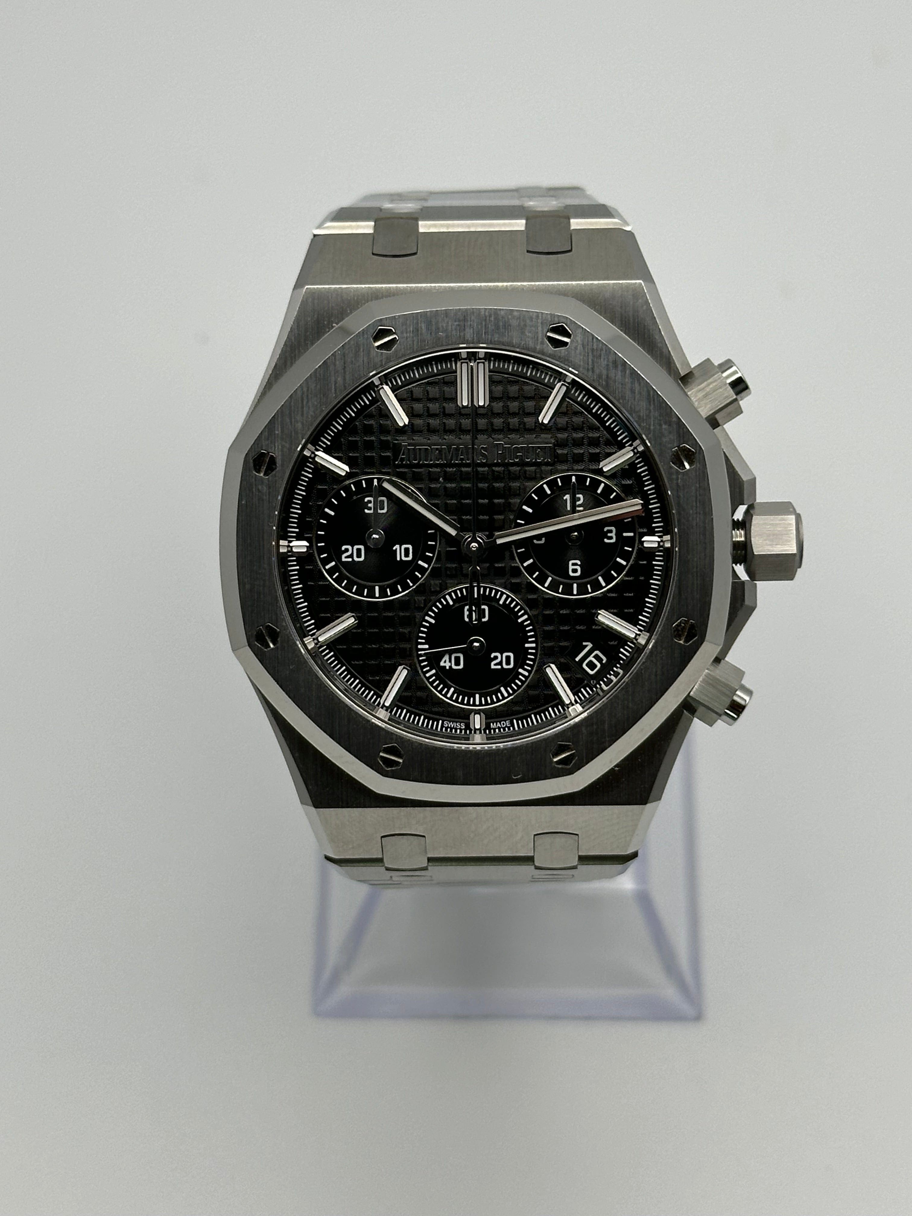 Audemars Piguet Royal Oak 26240ST.OO.1320ST.02 Selfwinding Chronograph ’50th Anniversary’ Stainless Steel Black Dial