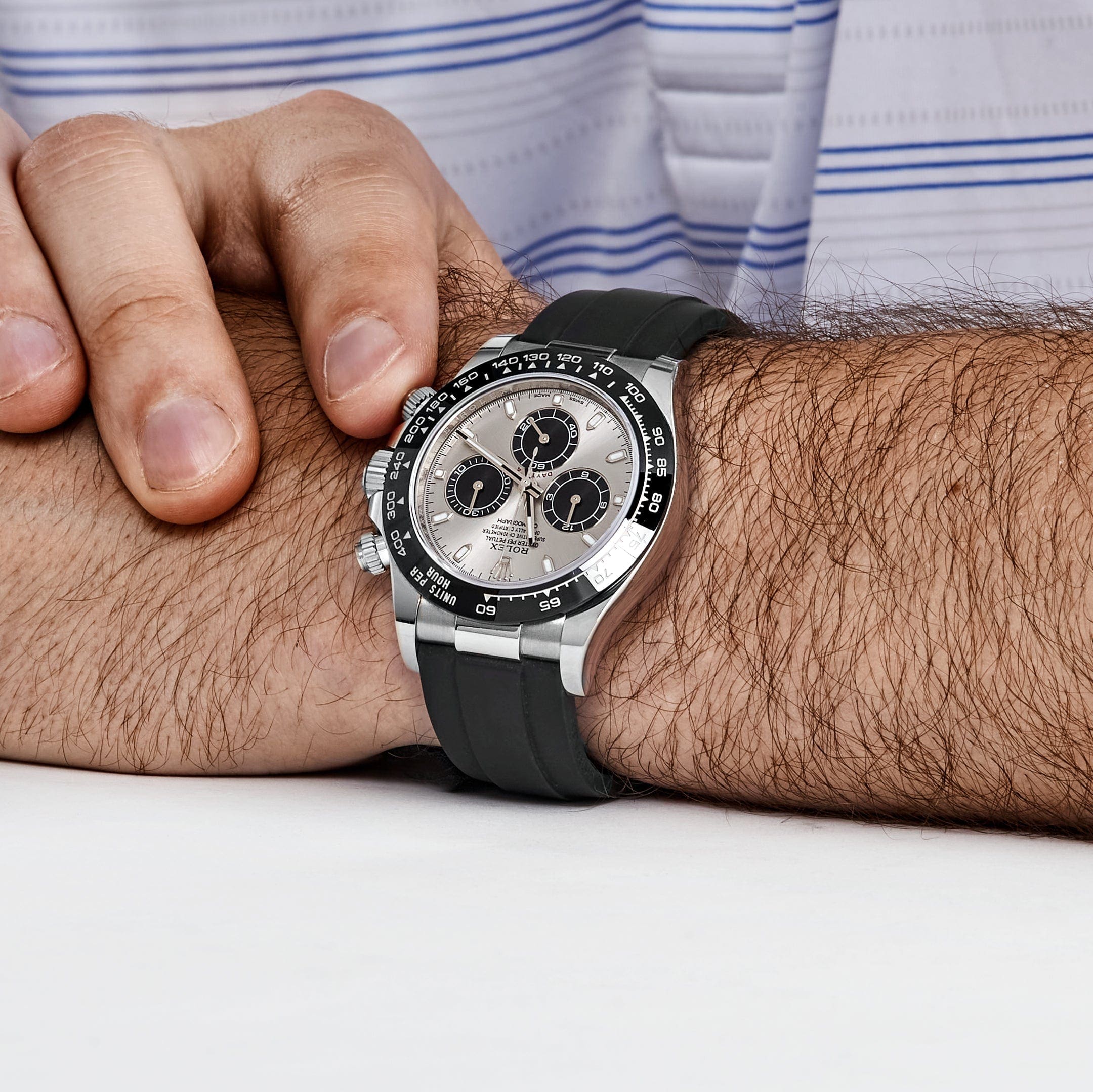 Rolex Daytona 116519LN ‘Ghost’ White Gold Steel and Bright Black Dial (2022)