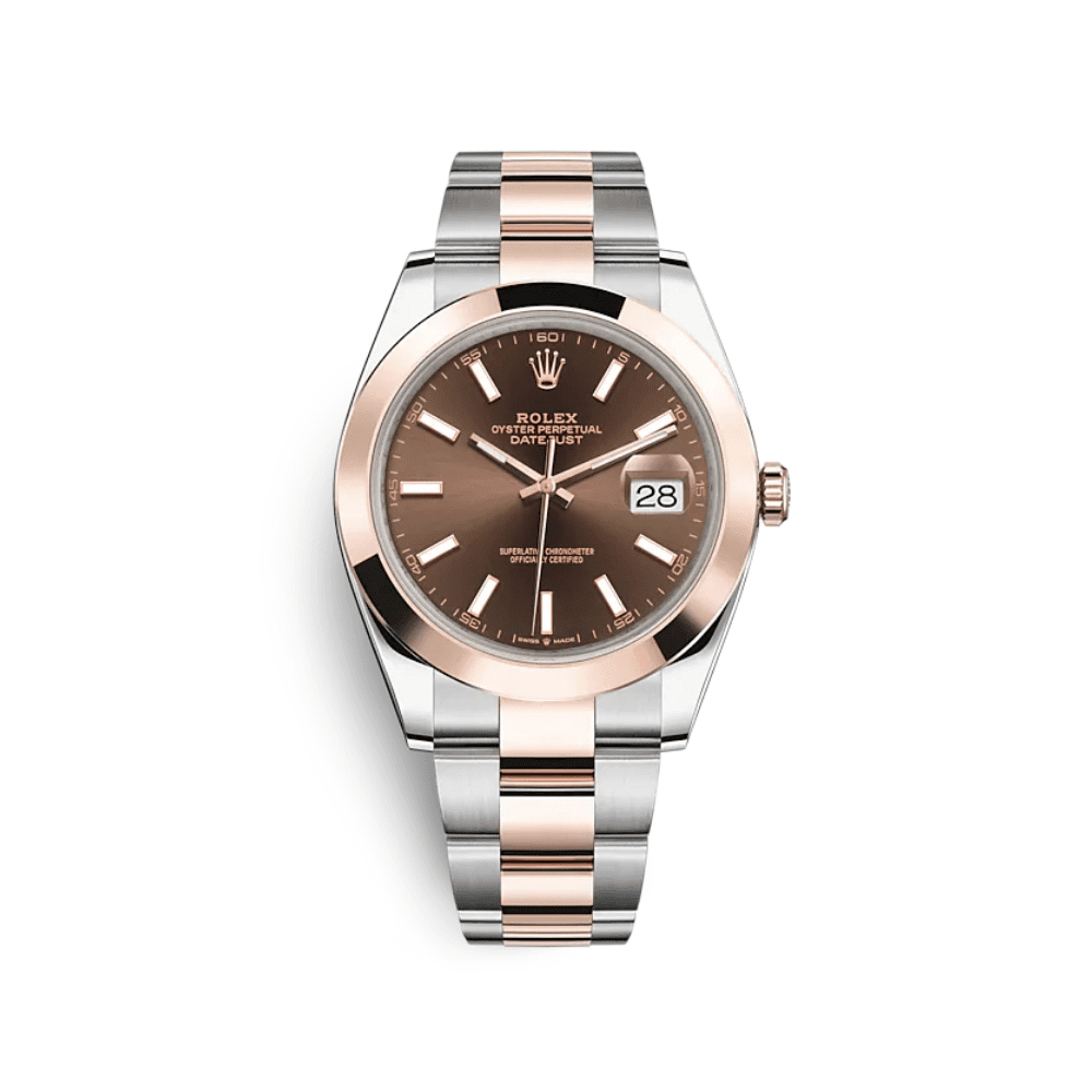 Rolex Datejust 41 126301 Stainless Steel Rose Gold Chocolate Dial (New 2025)