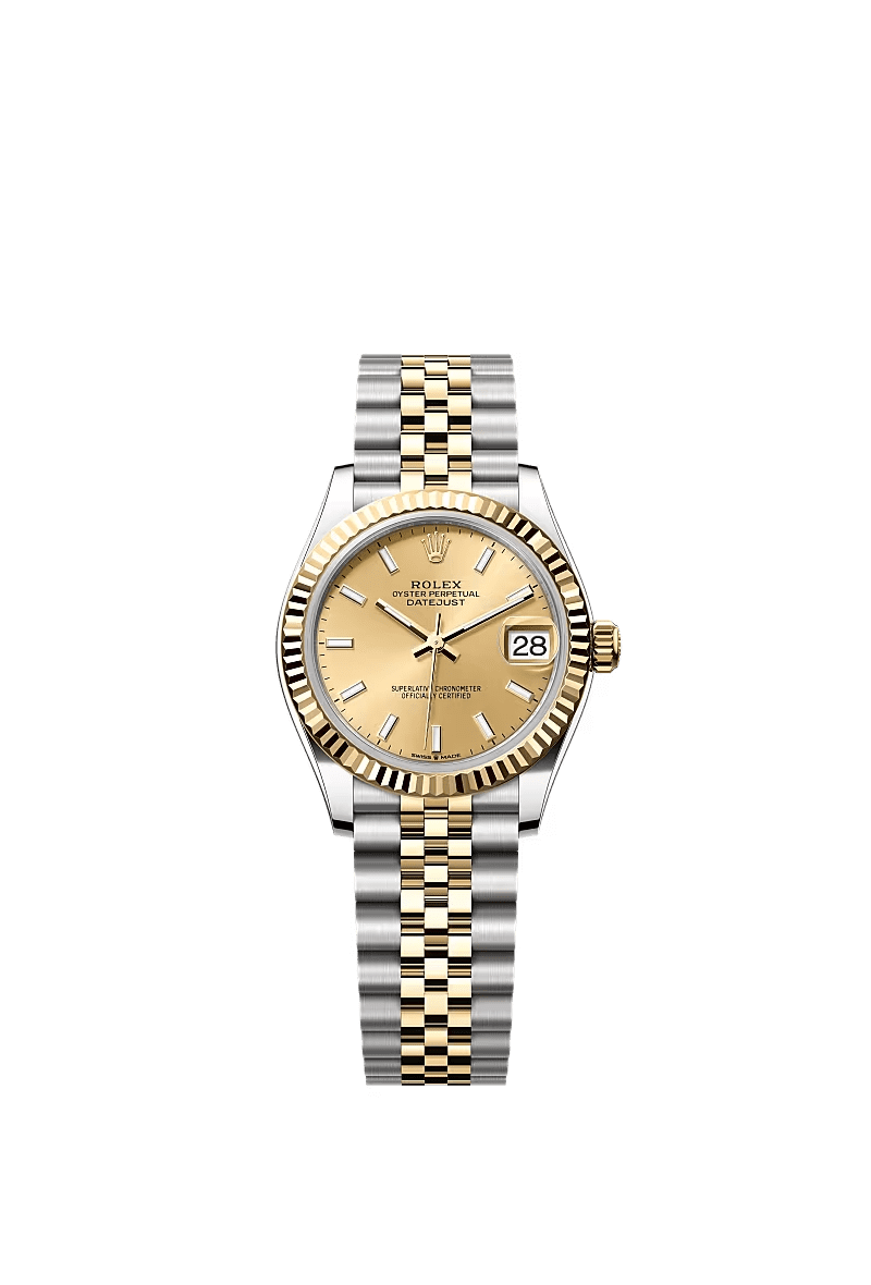 Rolex Datejust 31 278273 ‘Ladies’ Yellow Gold Stainless Steel Champagne Dial