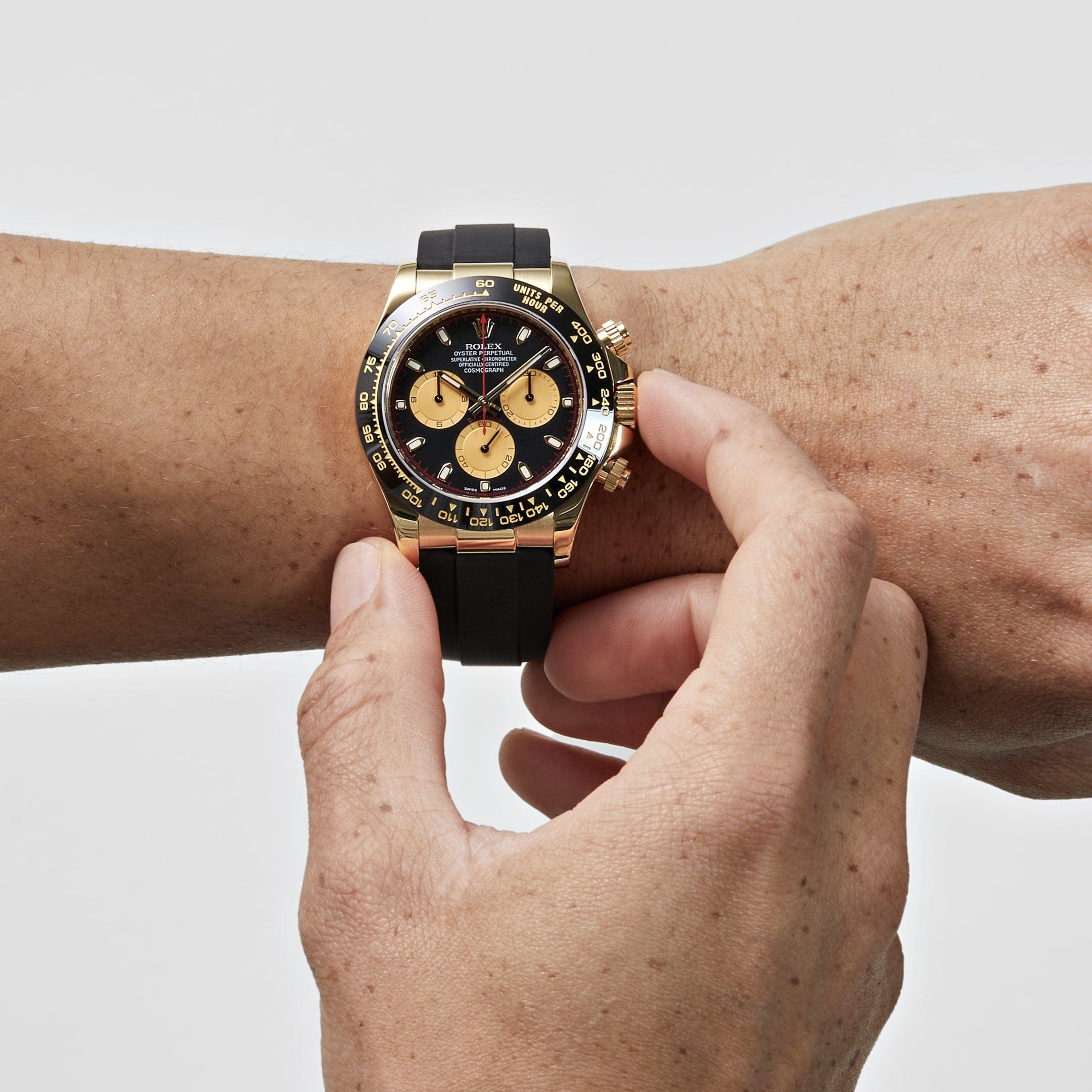 Rolex Daytona 116518LN ‘Paul Newman’ Yellow Gold Black Dial (2017)