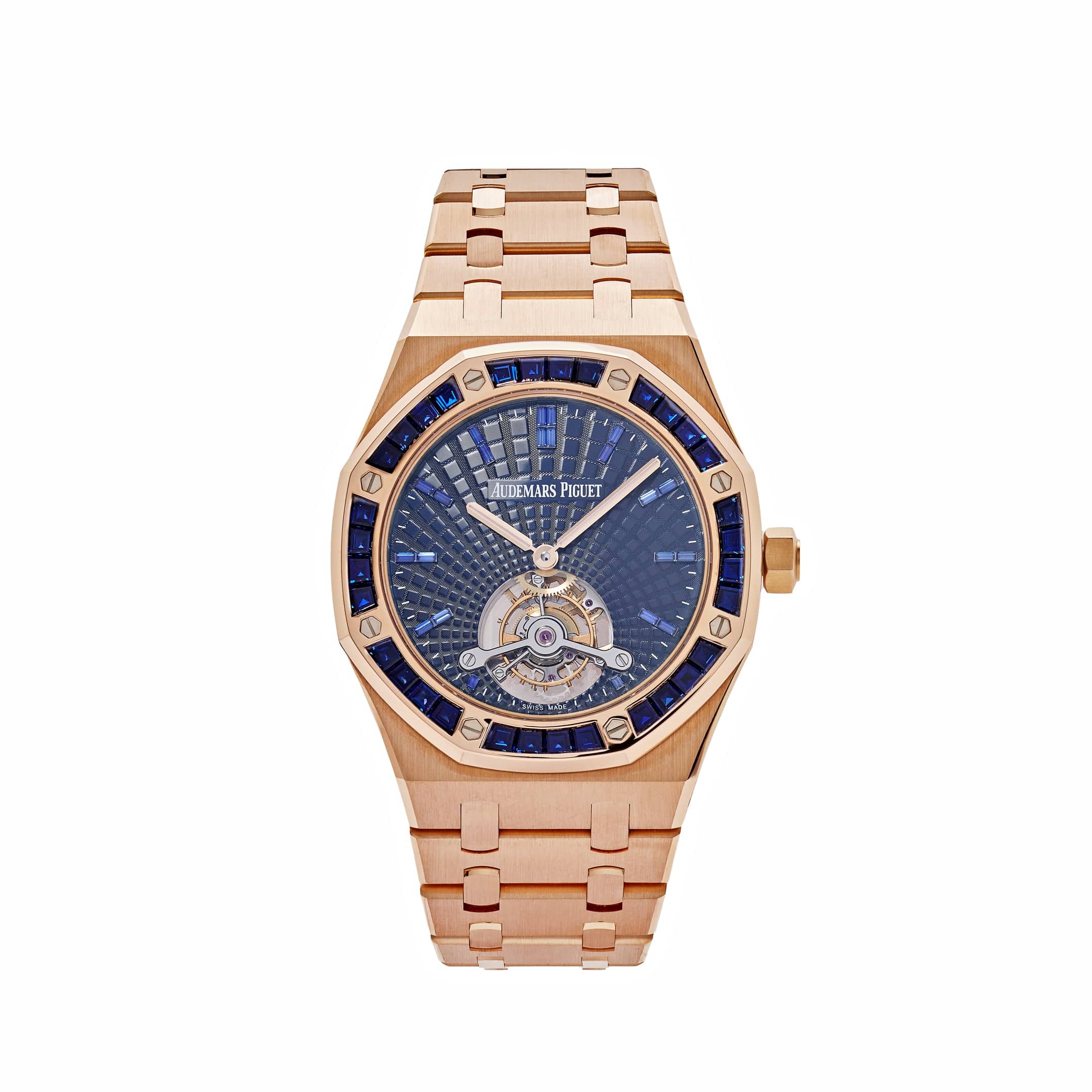 Audemars Piguet Royal Oak 26521OR.SS.1220OR.01 ‘Extra-Thin’ Tourbillon Rose Gold Blue Sapphire