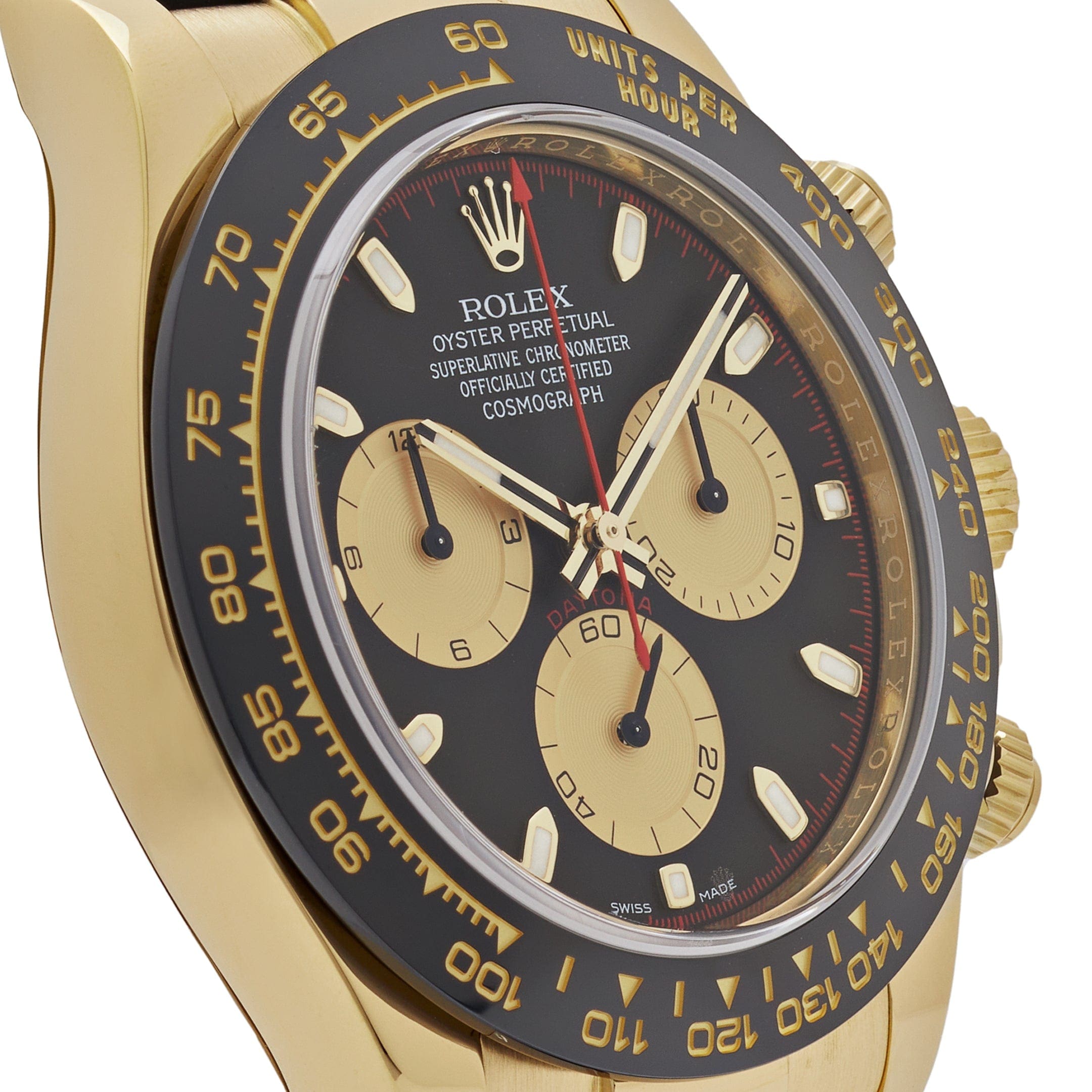 Rolex Daytona 116518LN ‘Paul Newman’ Yellow Gold Black Dial (2022)