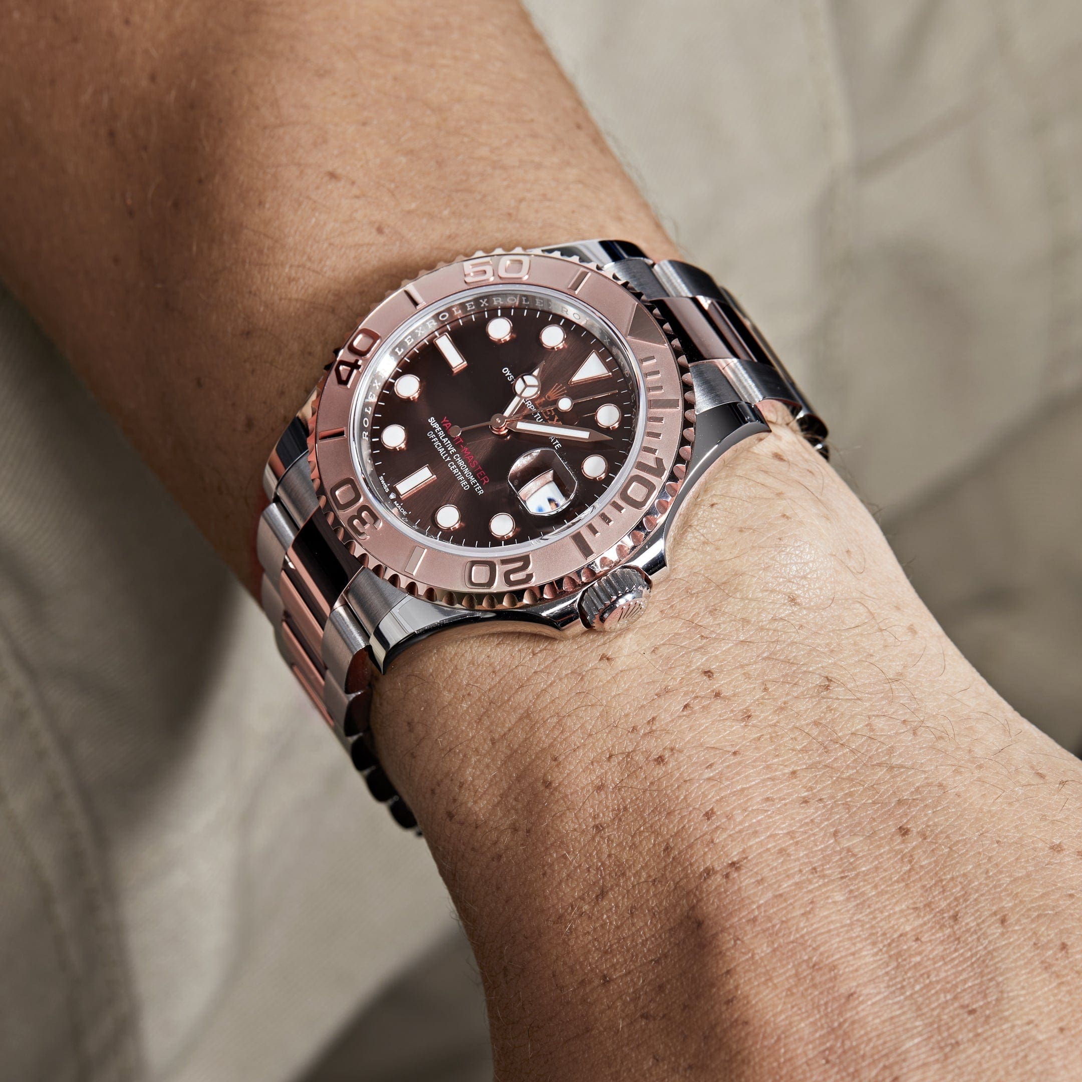 Rolex Yacht-Master 40 126621 Stainless Steel Rose Gold Chocolate Dial (2024)