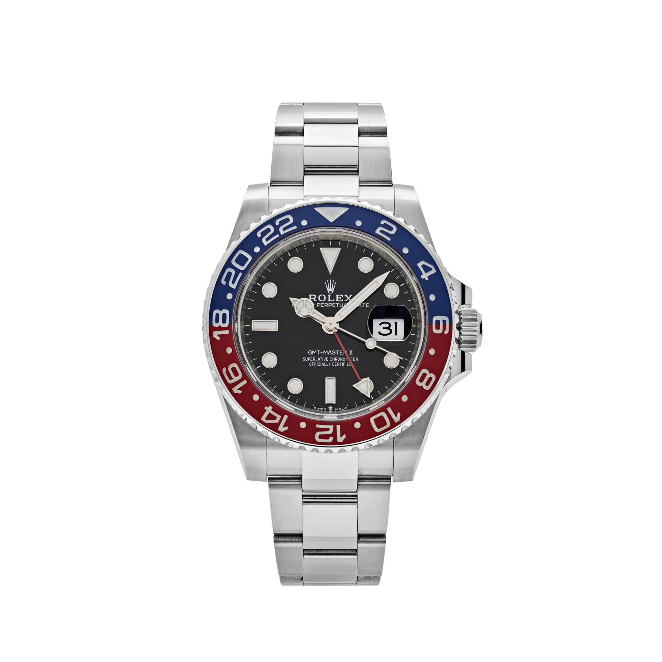 Rolex GMT-Master II 126710BLRO ‘Pepsi’ Stainless Steel Black Dial Oyster (2024)